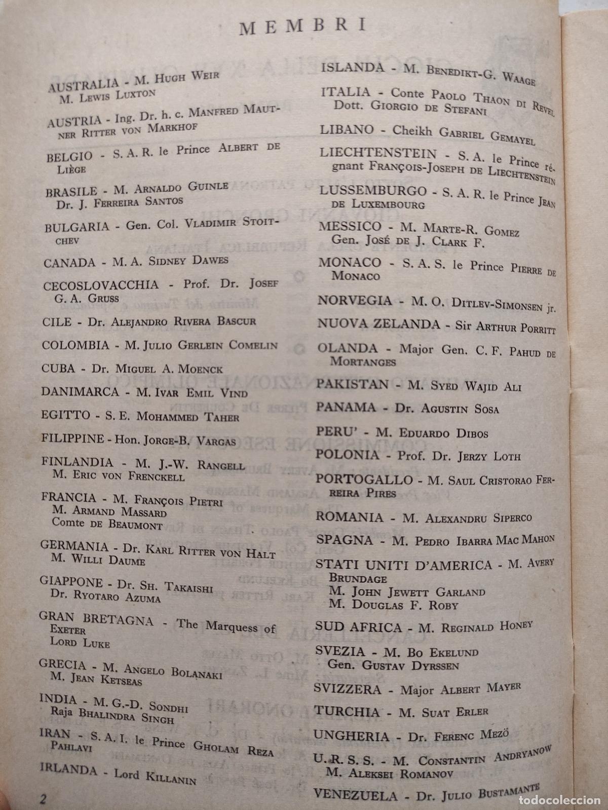Coleccionismo deportivo: GIOCHI DELLA XVII OLIMPIADE ROMA MCMLX - PROGRAMMA UFFICIALE - 36 PROGRAMAS - JUEGOS OLIMPICOS 1960 - Foto 5