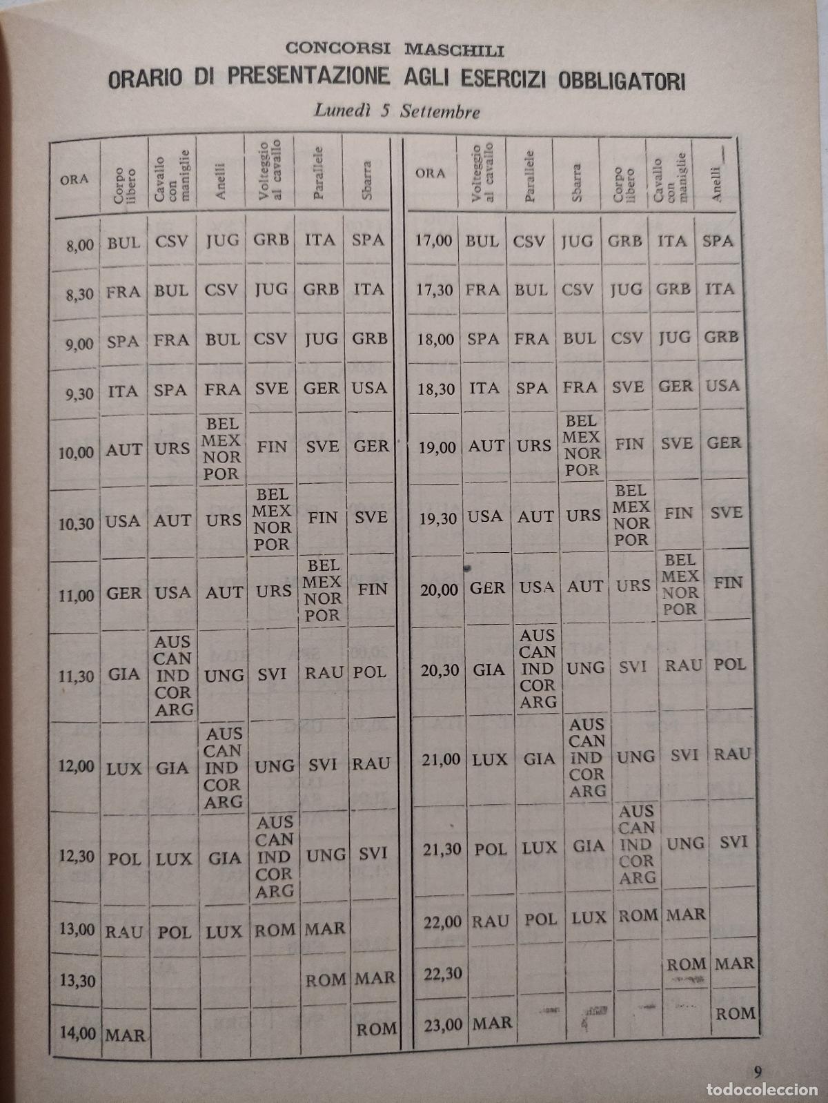 Coleccionismo deportivo: GIOCHI DELLA XVII OLIMPIADE ROMA MCMLX - PROGRAMMA UFFICIALE - 36 PROGRAMAS - JUEGOS OLIMPICOS 1960 - Foto 7