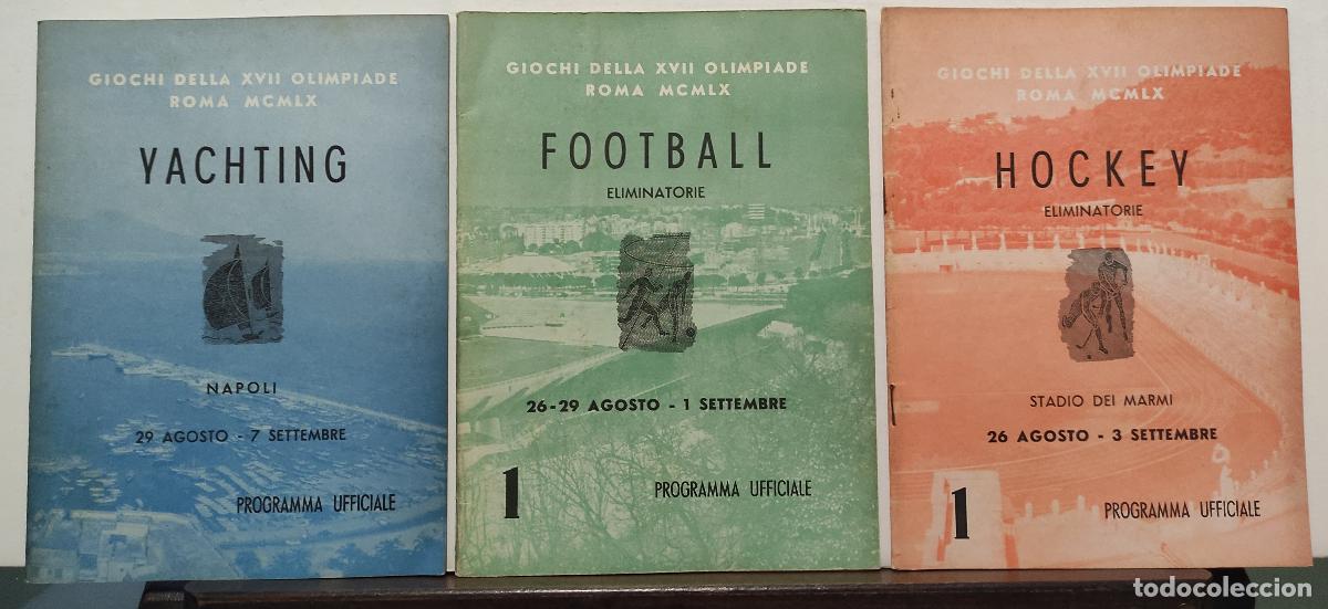 Coleccionismo deportivo: GIOCHI DELLA XVII OLIMPIADE ROMA MCMLX - PROGRAMMA UFFICIALE - 36 PROGRAMAS - JUEGOS OLIMPICOS 1960 - Foto 10