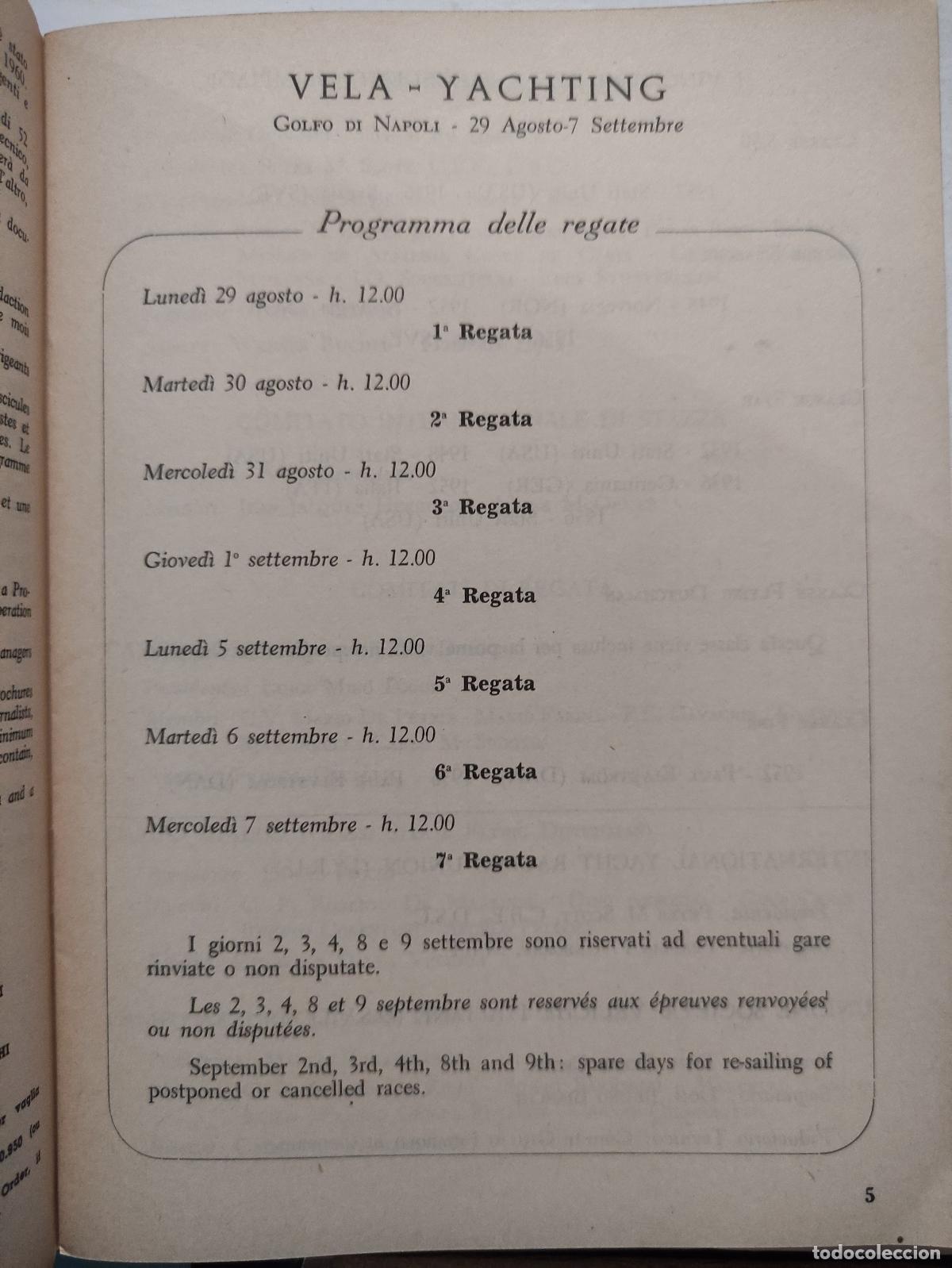 Coleccionismo deportivo: GIOCHI DELLA XVII OLIMPIADE ROMA MCMLX - PROGRAMMA UFFICIALE - 36 PROGRAMAS - JUEGOS OLIMPICOS 1960 - Foto 12