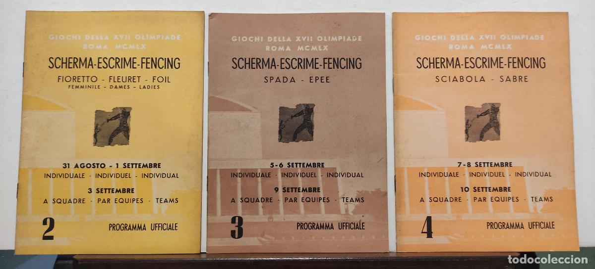Coleccionismo deportivo: GIOCHI DELLA XVII OLIMPIADE ROMA MCMLX - PROGRAMMA UFFICIALE - 36 PROGRAMAS - JUEGOS OLIMPICOS 1960 - Foto 25