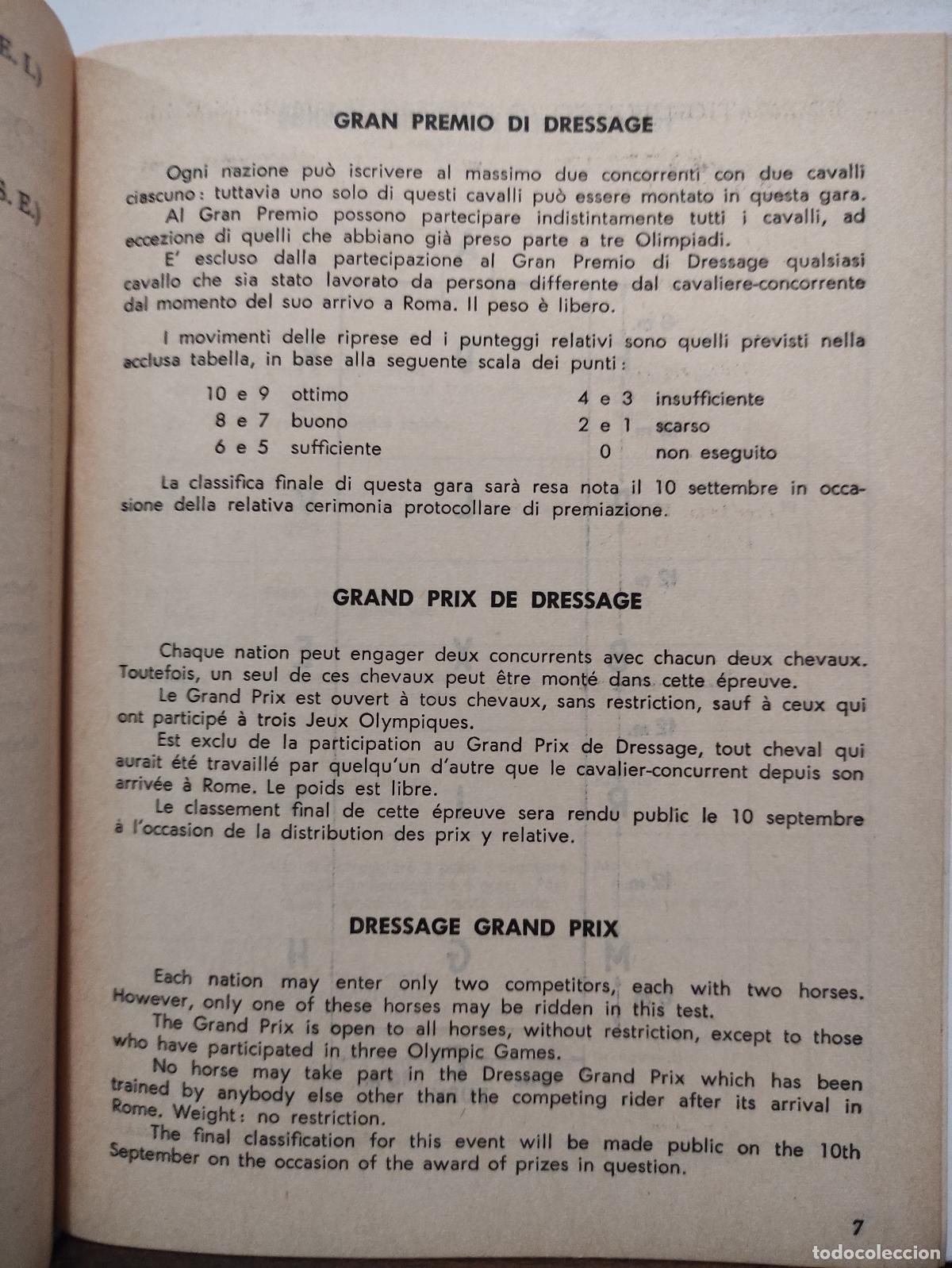 Coleccionismo deportivo: GIOCHI DELLA XVII OLIMPIADE ROMA MCMLX - PROGRAMMA UFFICIALE - 36 PROGRAMAS - JUEGOS OLIMPICOS 1960 - Foto 26