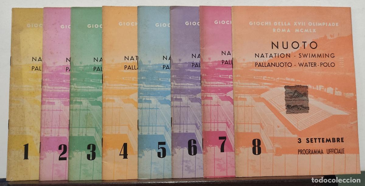 Coleccionismo deportivo: GIOCHI DELLA XVII OLIMPIADE ROMA MCMLX - PROGRAMMA UFFICIALE - 36 PROGRAMAS - JUEGOS OLIMPICOS 1960 - Foto 30
