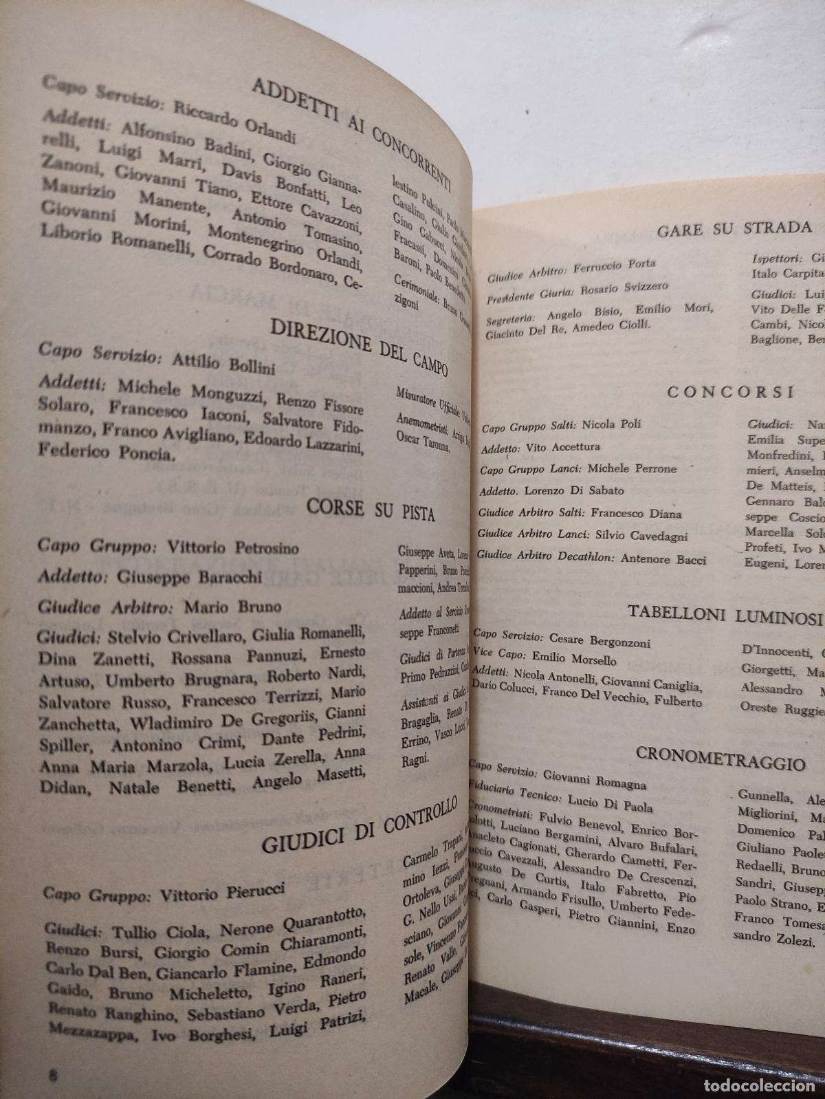 Coleccionismo deportivo: GIOCHI DELLA XVII OLIMPIADE ROMA MCMLX - PROGRAMMA UFFICIALE - 36 PROGRAMAS - JUEGOS OLIMPICOS 1960 - Foto 40