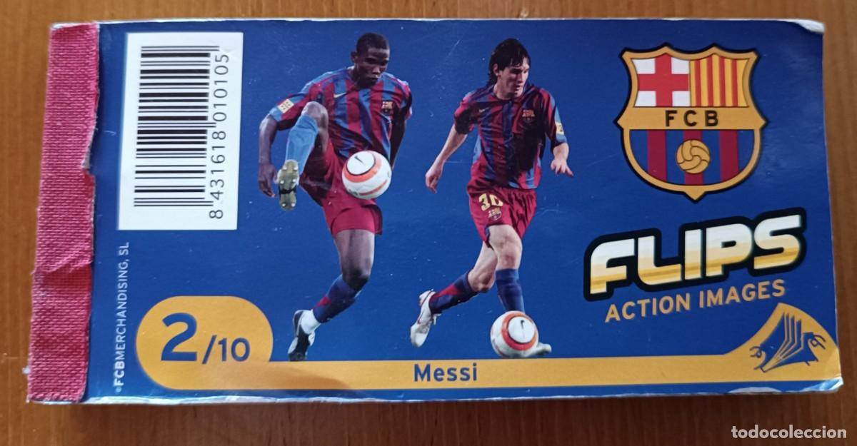 Coleccionismo deportivo: Flip action imatges Magic Box 2/10 Messi - Ronaldinho - Foto 1
