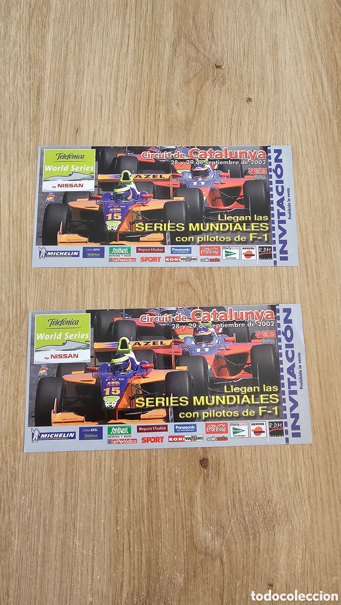 Coleccionismo deportivo: 2 Entradas &rdquo;Circuit de Catalunya 2002 - Foto 2