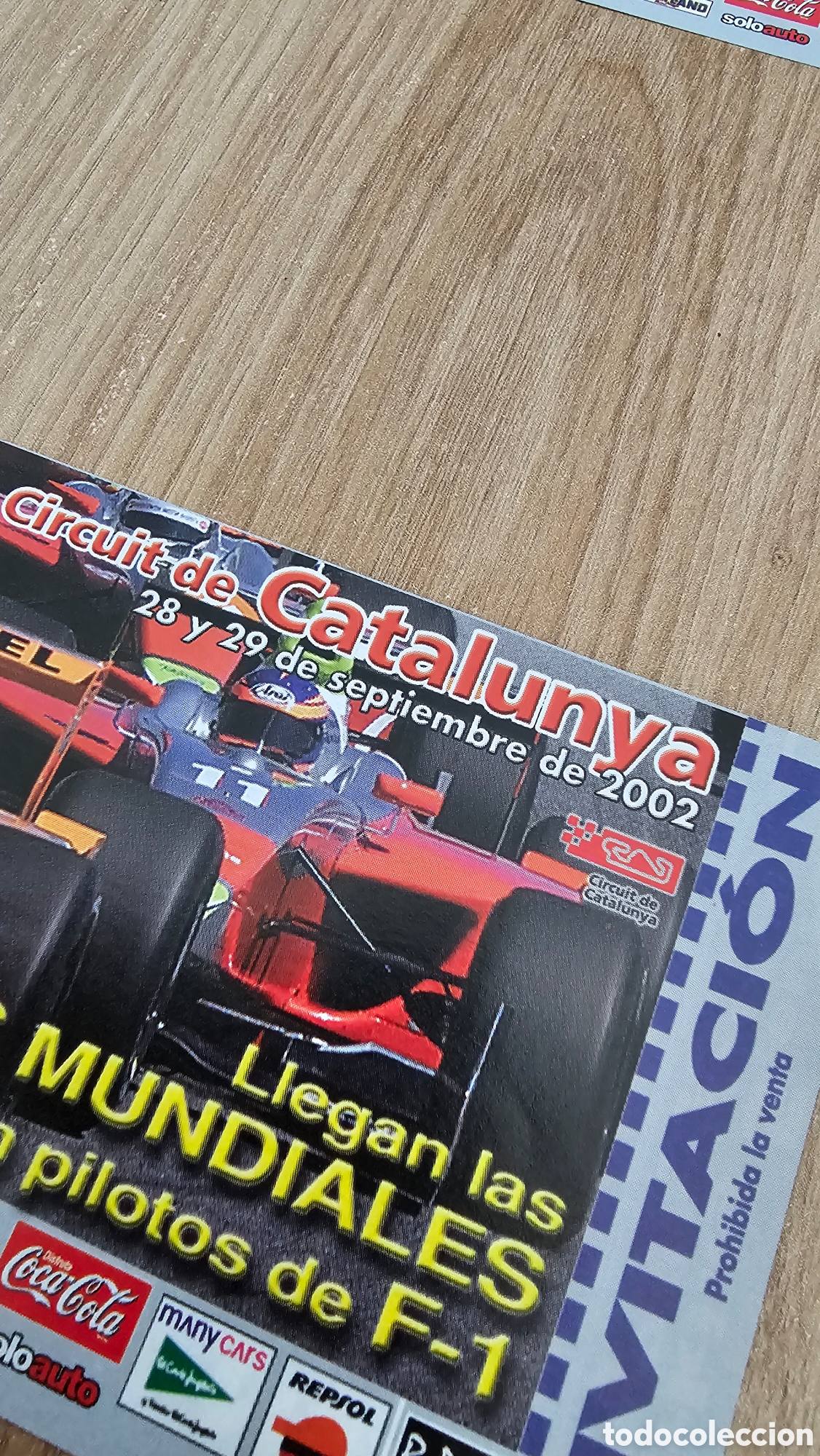 Coleccionismo deportivo: 2 Entradas &rdquo;Circuit de Catalunya 2002 - Foto 6
