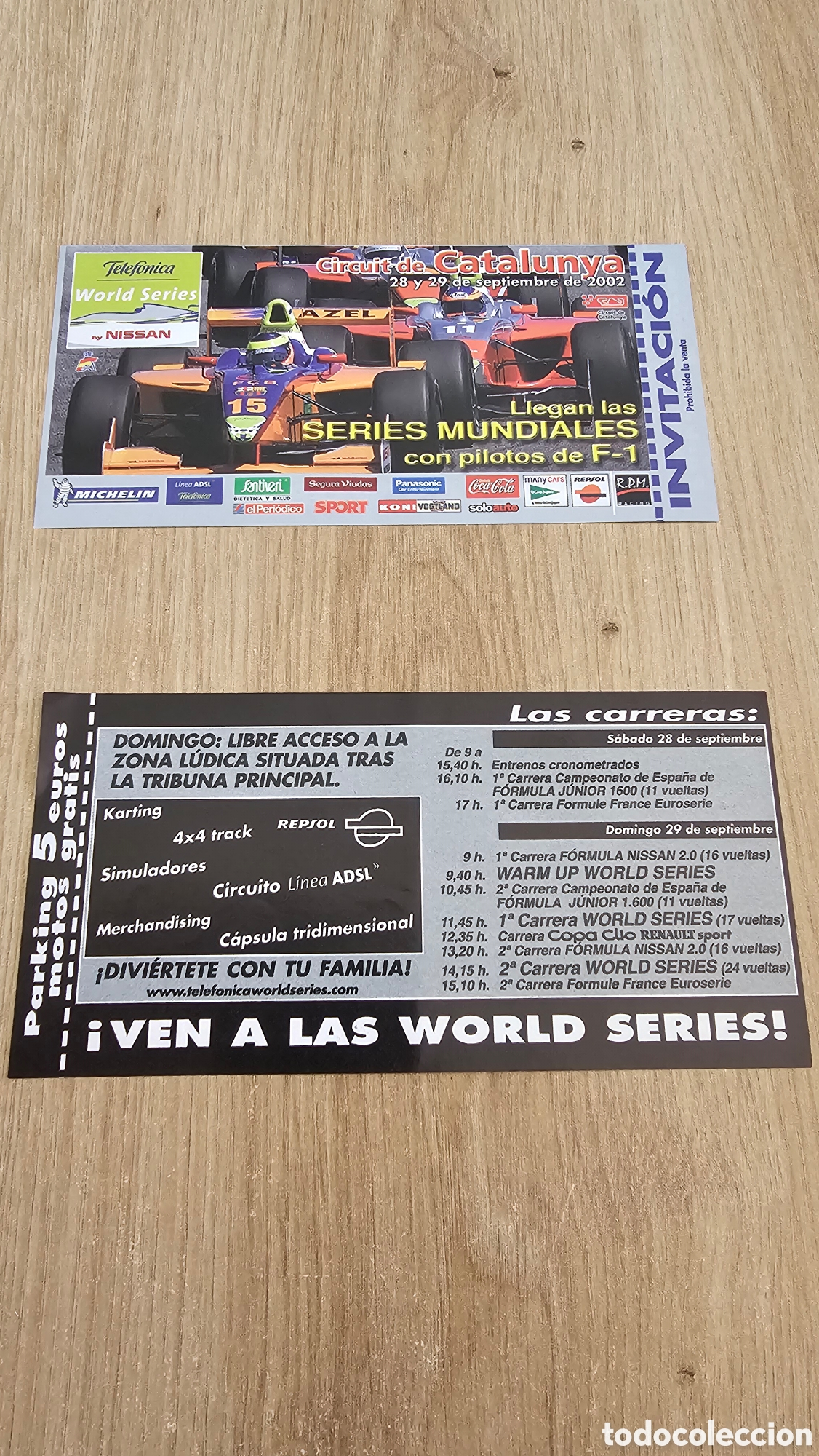 Coleccionismo deportivo: 2 Entradas &rdquo;Circuit de Catalunya 2002 - Foto 7