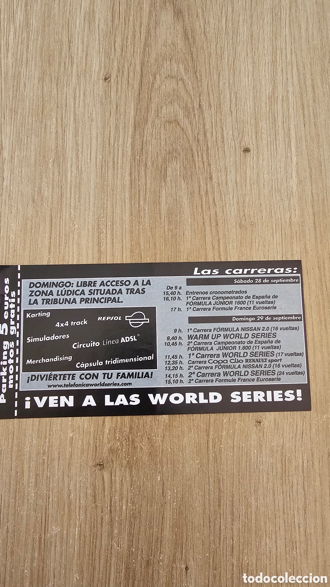 Coleccionismo deportivo: 2 Entradas &rdquo;Circuit de Catalunya 2002 - Foto 10