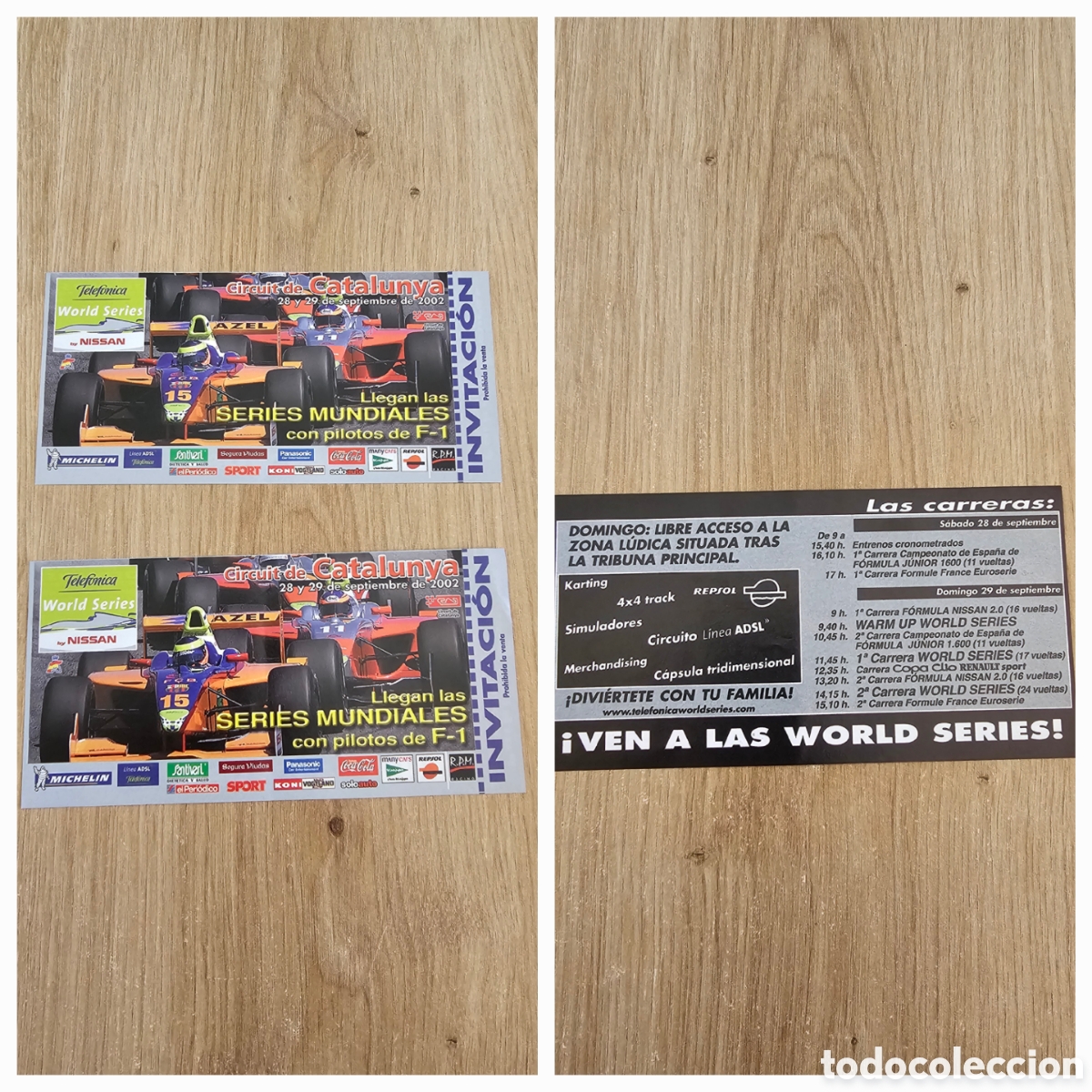 Coleccionismo deportivo: 2 Entradas &rdquo;Circuit de Catalunya 2002 - Foto 1