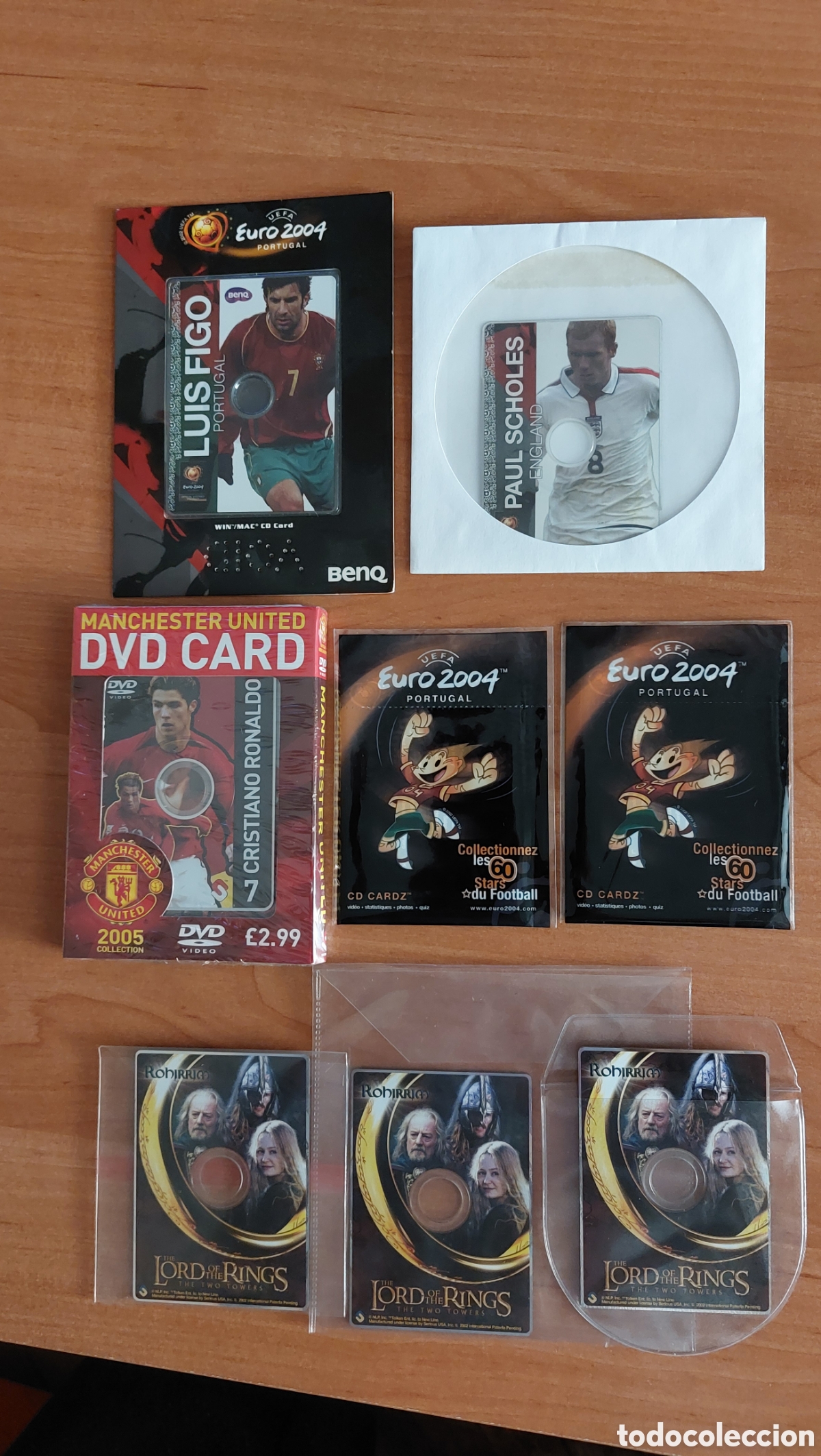 Coleccionismo deportivo: LOTE CD CARDS DEPORTIVOS Y CINE - Foto 1