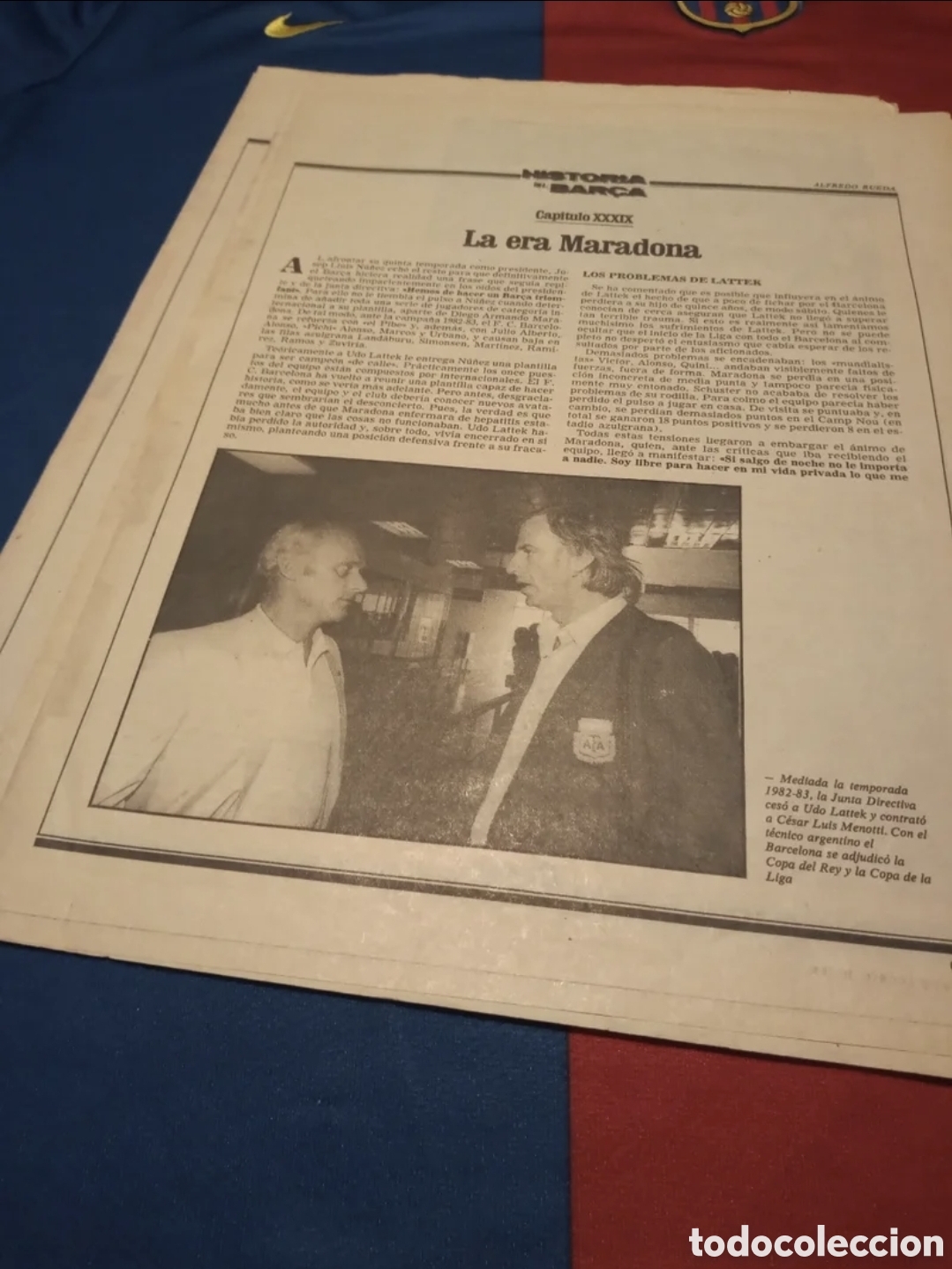 Coleccionismo deportivo: Historia del Bar&ccedil;a 1899-1983 Sport - Foto 2
