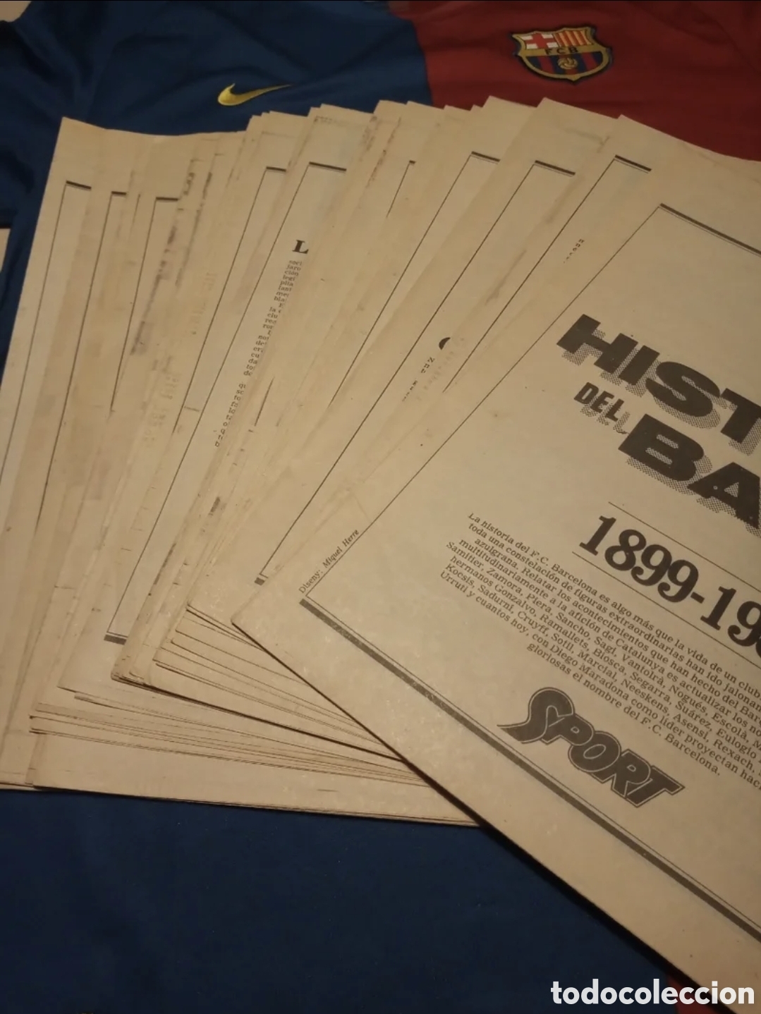 Coleccionismo deportivo: Historia del Bar&ccedil;a 1899-1983 Sport - Foto 3