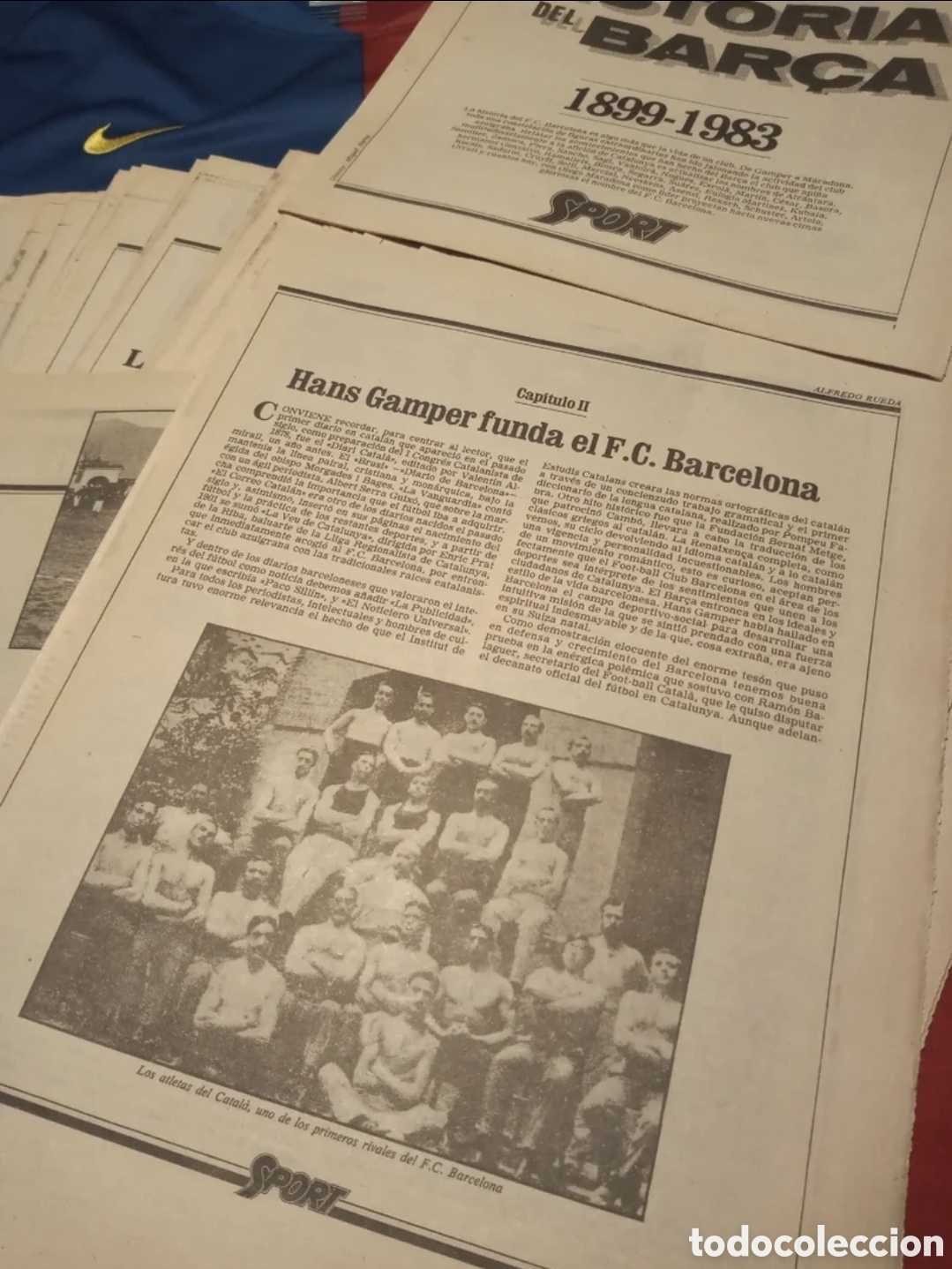 Coleccionismo deportivo: Historia del Bar&ccedil;a 1899-1983 Sport - Foto 4