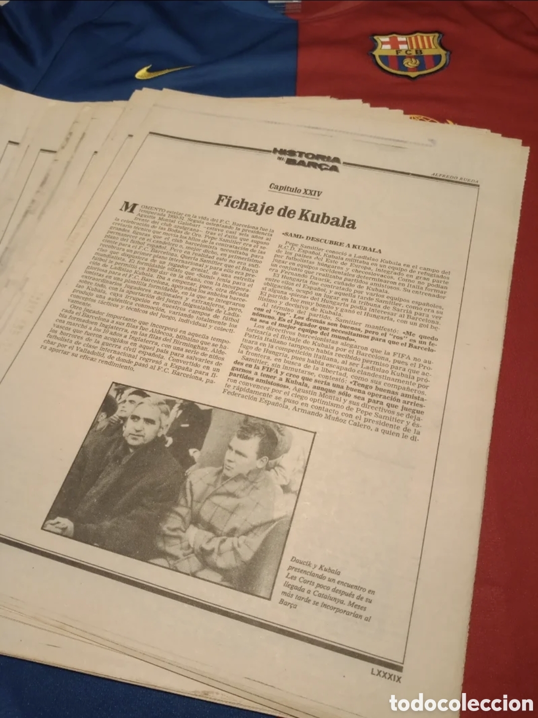 Coleccionismo deportivo: Historia del Bar&ccedil;a 1899-1983 Sport - Foto 8