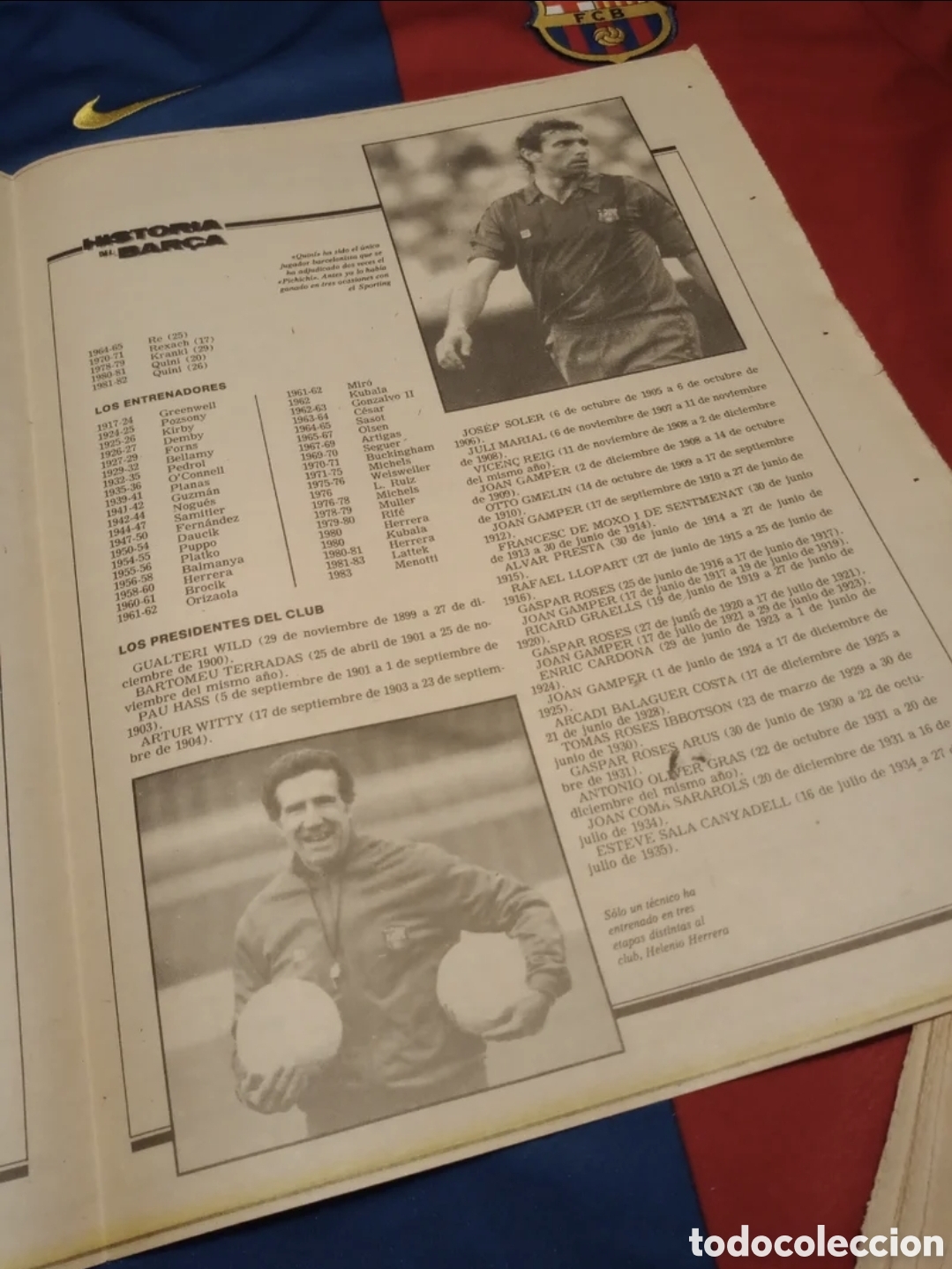 Coleccionismo deportivo: Historia del Bar&ccedil;a 1899-1983 Sport - Foto 9
