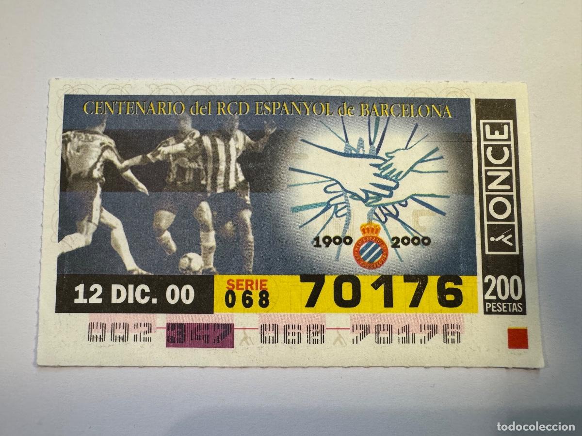 Coleccionismo deportivo: RCD ESPANYOL CUP&Oacute;N JUEGO AZAR / COMPRA M&Iacute;NIMA 5&euro; - Foto 1