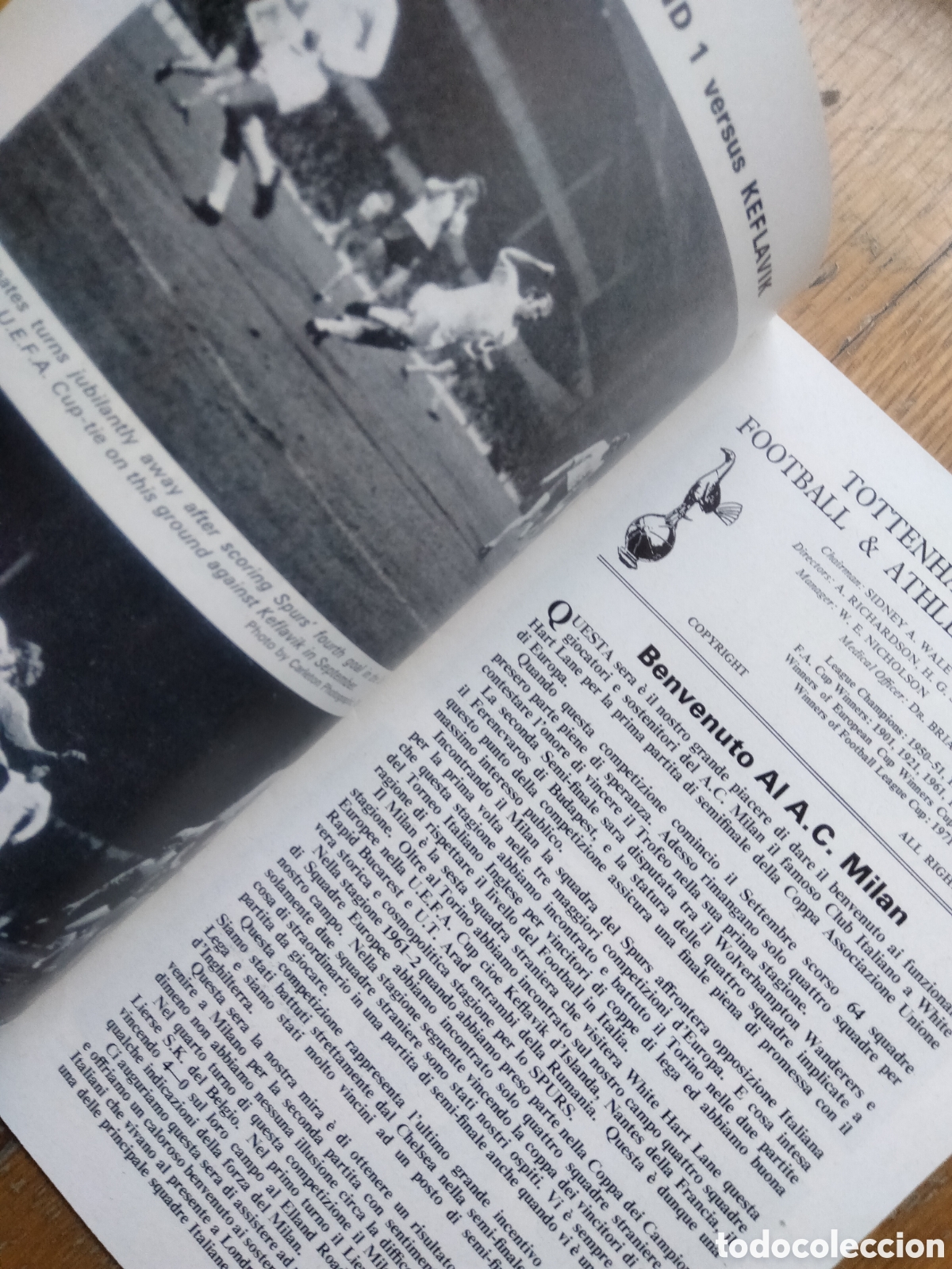 Coleccionismo deportivo: UEFA, 1971. Programa oficial, semifinal - Foto 2