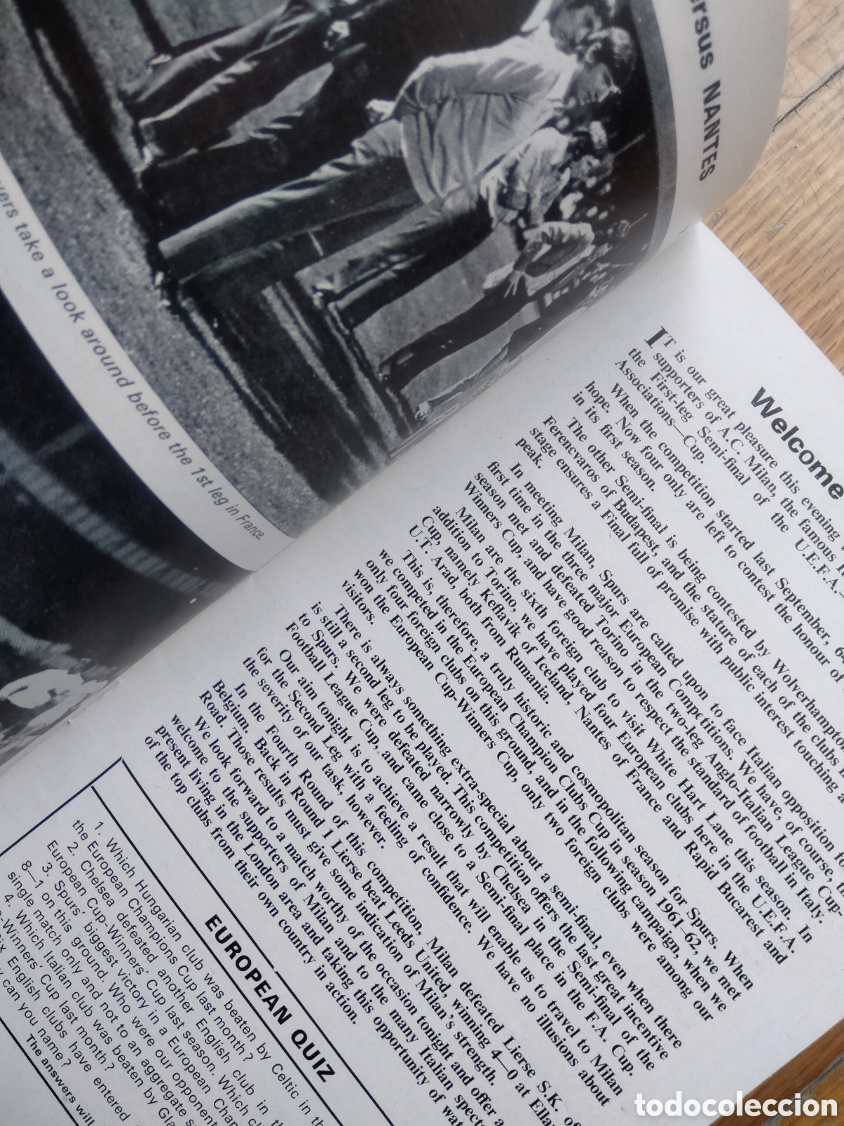 Coleccionismo deportivo: UEFA, 1971. Programa oficial, semifinal - Foto 3