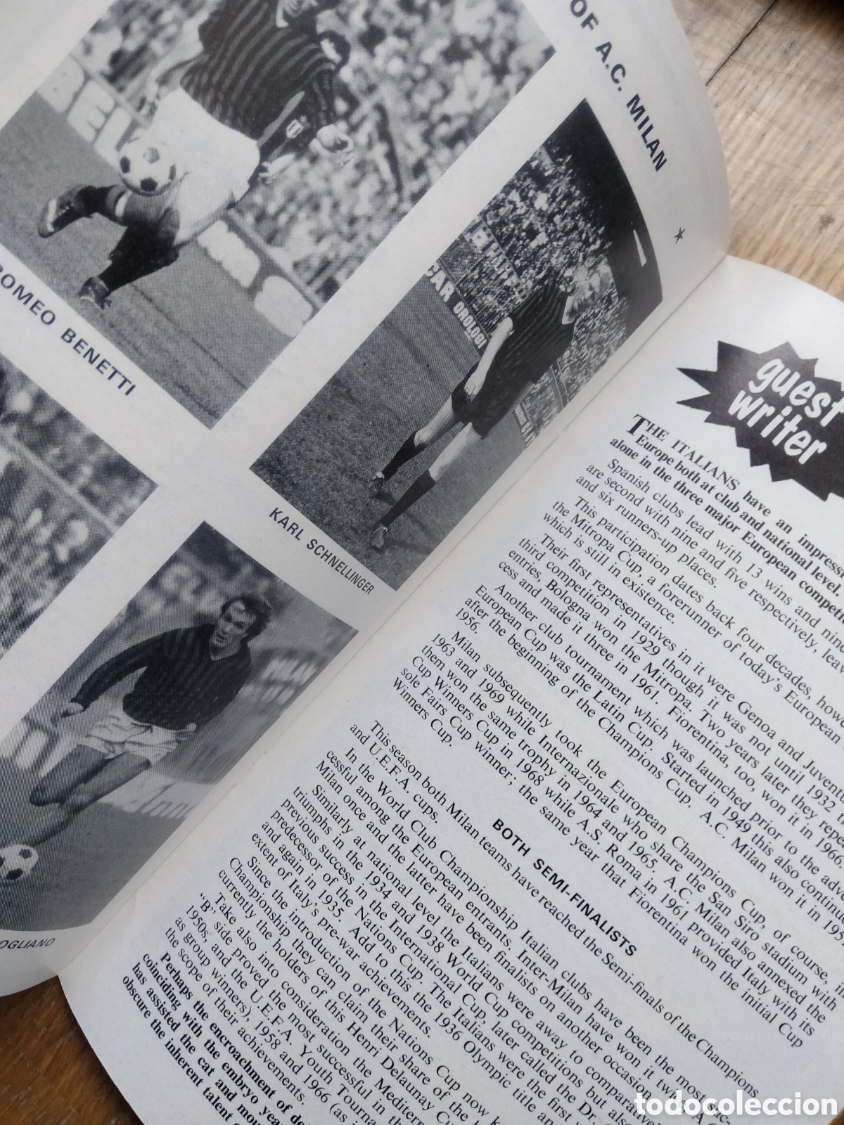 Coleccionismo deportivo: UEFA, 1971. Programa oficial, semifinal - Foto 6