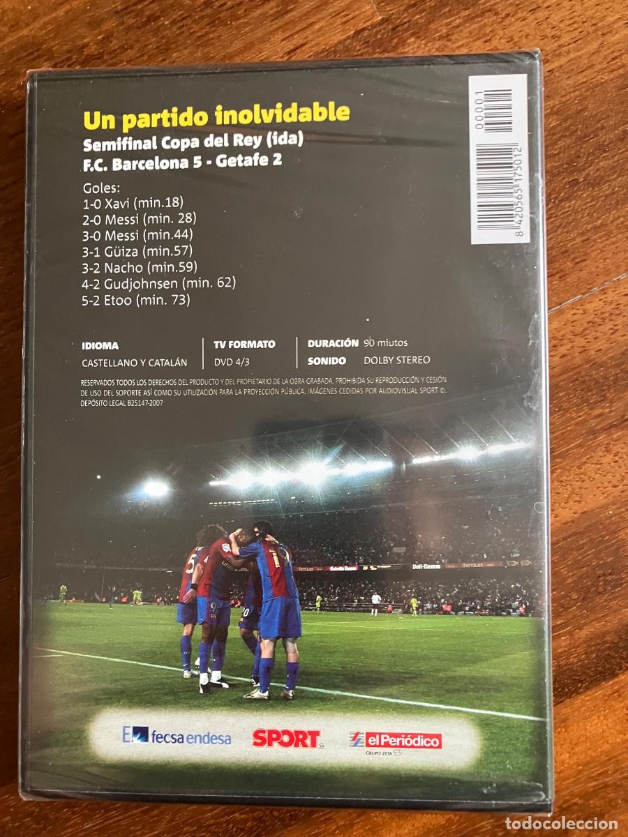 Coleccionismo deportivo: DVD. FC Barcelona 5 - Getafe 2 - Foto 2