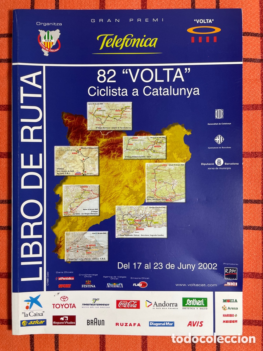 Coleccionismo deportivo: Libro de ruta 82 Volta Ciclista a Catalunya 2002 - Foto 1