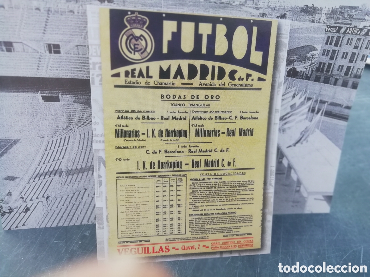 Coleccionismo deportivo: Real madrid cf... Los tesoros blancos. Bodas oro - Foto 2