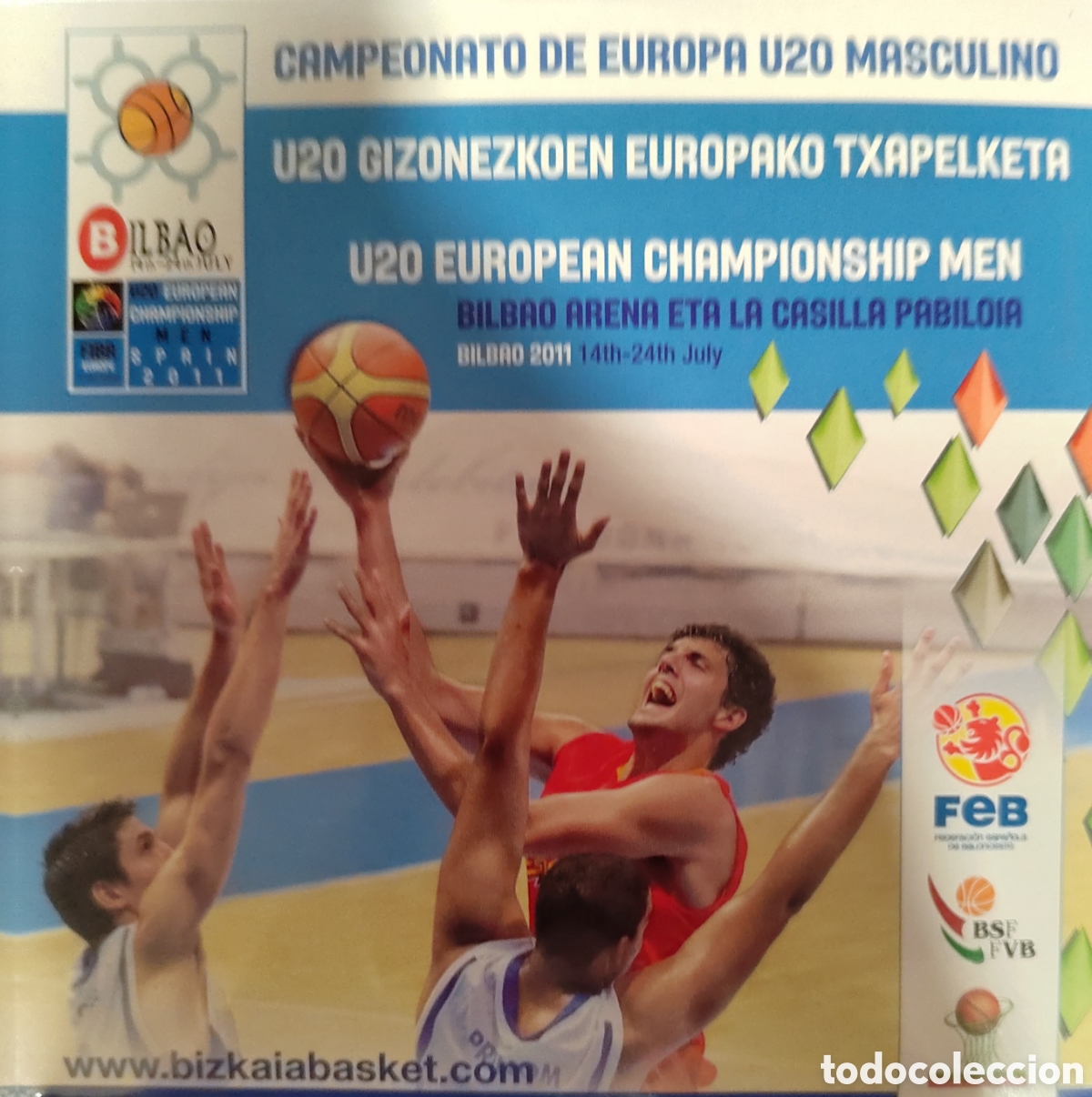 Coleccionismo deportivo: Dvd EUROPA U20 MASCULINO 2011 - Foto 1