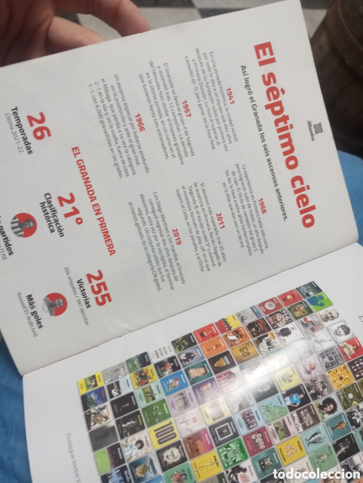 Coleccionismo deportivo: Revista ascenso Granada CF , cervezas Alhambra - Foto 3