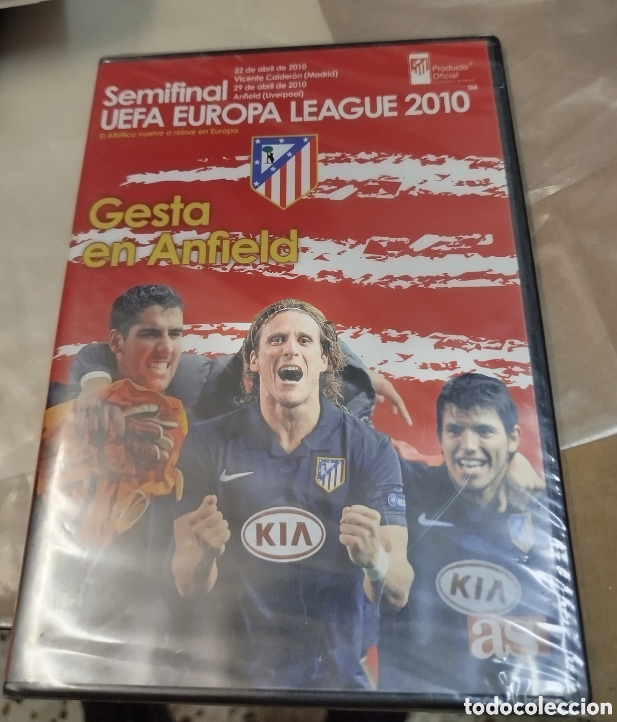 Coleccionismo deportivo: Semifinal UEFA Eurocopa League 2010. Gesta en Andfiel..SIN ABRIR - Foto 1