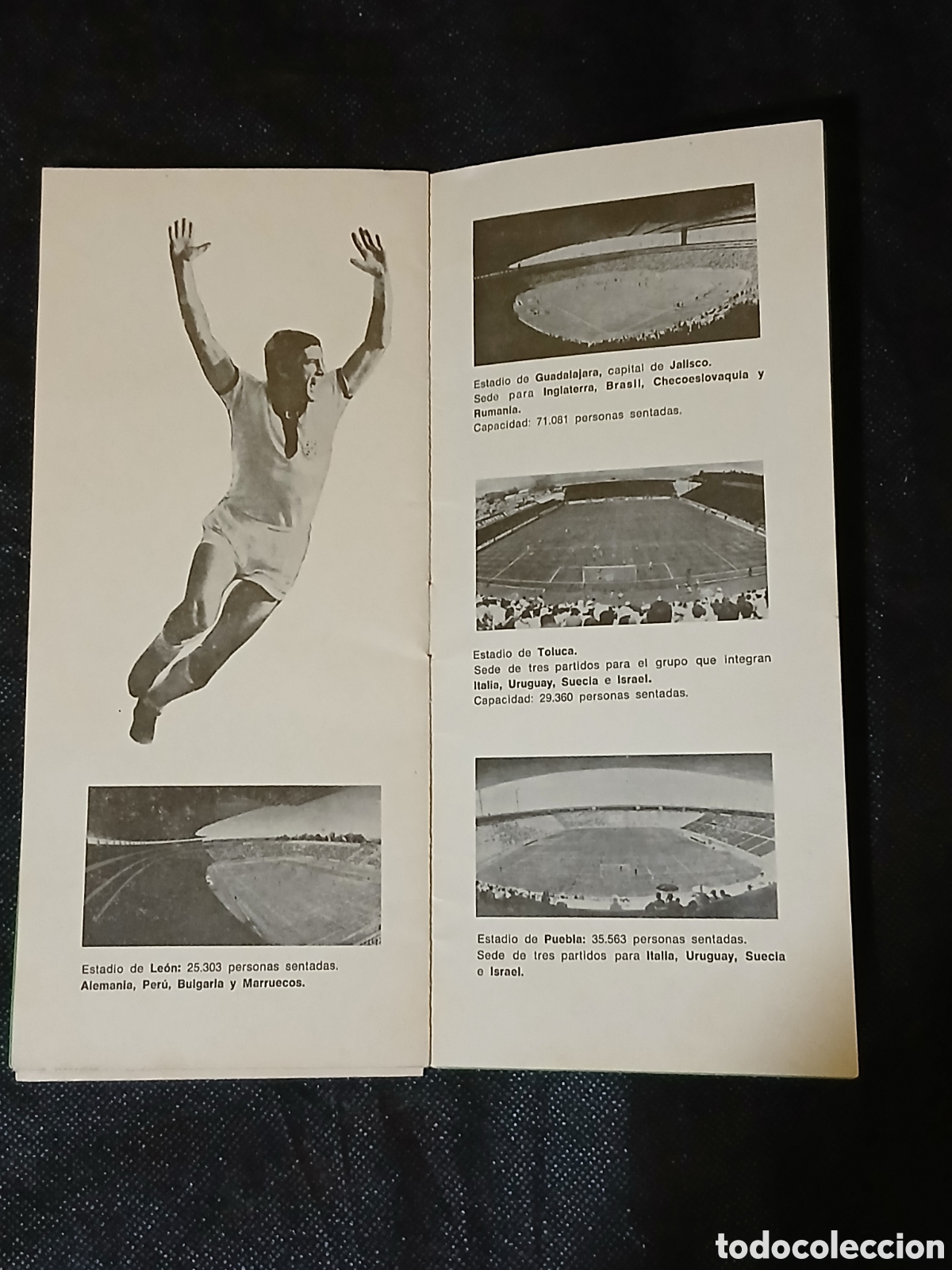 Coleccionismo deportivo: Programa oficial del Mundial de M&eacute;xico 1970 con Pel&eacute; en la portada. LAN CHILE - Foto 13