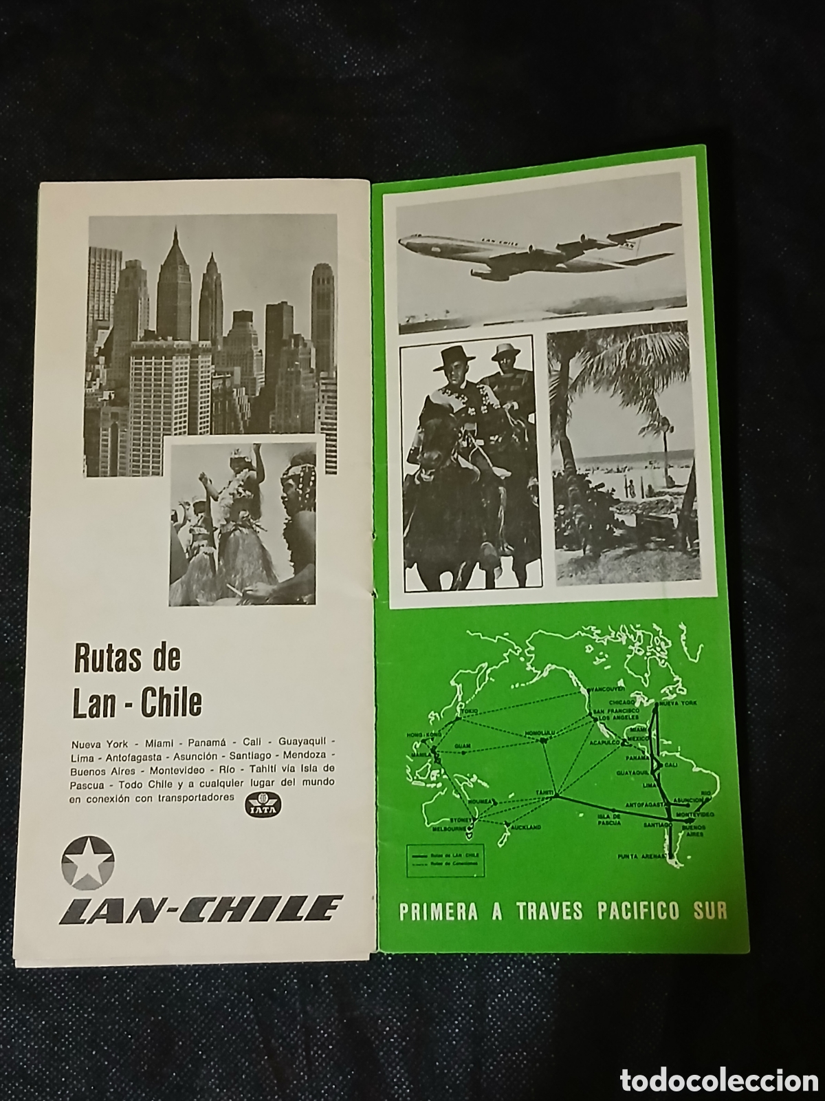 Coleccionismo deportivo: Programa oficial del Mundial de M&eacute;xico 1970 con Pel&eacute; en la portada. LAN CHILE - Foto 14