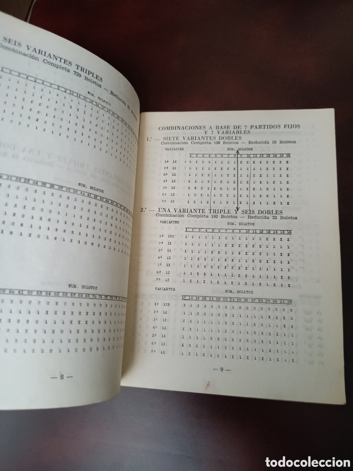 Coleccionismo deportivo: FORMULARIOS PARA COMBINACIONES 1X2 - 1960 - Foto 3