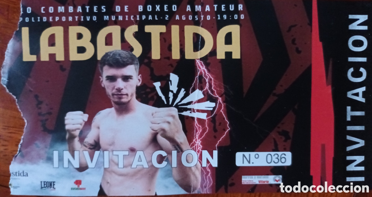Coleccionismo deportivo: ENTRADA DE BOXEO AMATEUR - Foto 1