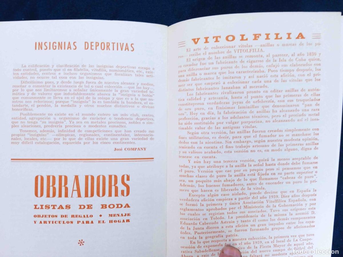Coleccionismo deportivo: EXPOSICI&Oacute;N DE TEMAS DEPORTIVOS. SABADELL, 1967. - Foto 6