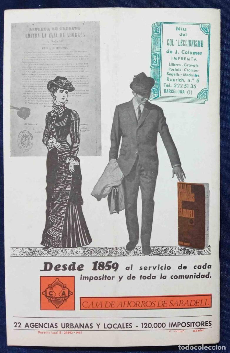 Coleccionismo deportivo: EXPOSICI&Oacute;N DE TEMAS DEPORTIVOS. SABADELL, 1967. - Foto 7
