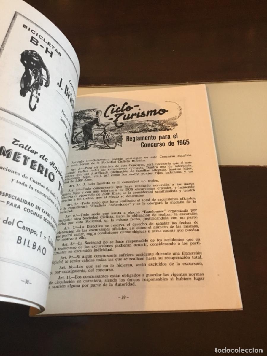 Coleccionismo deportivo: Sociedad ciclista bilbaina 1965 ,gran premio - Foto 2