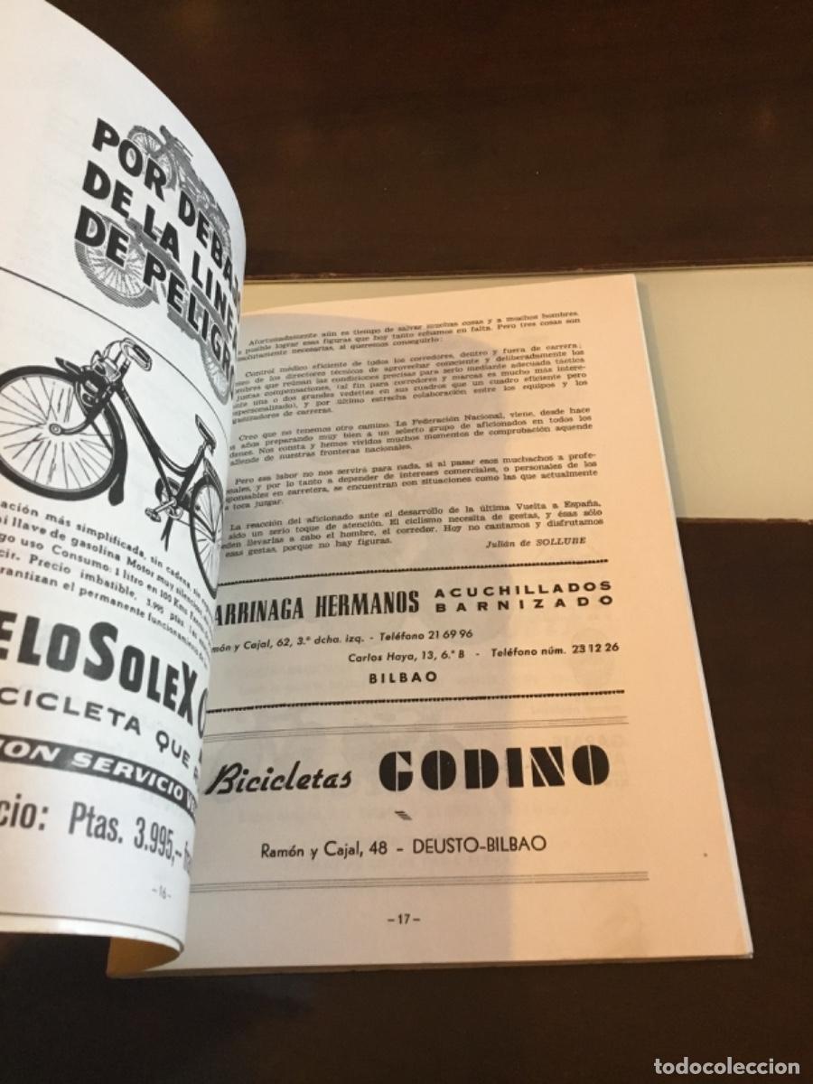 Coleccionismo deportivo: Sociedad ciclista bilbaina 1965 ,gran premio - Foto 3