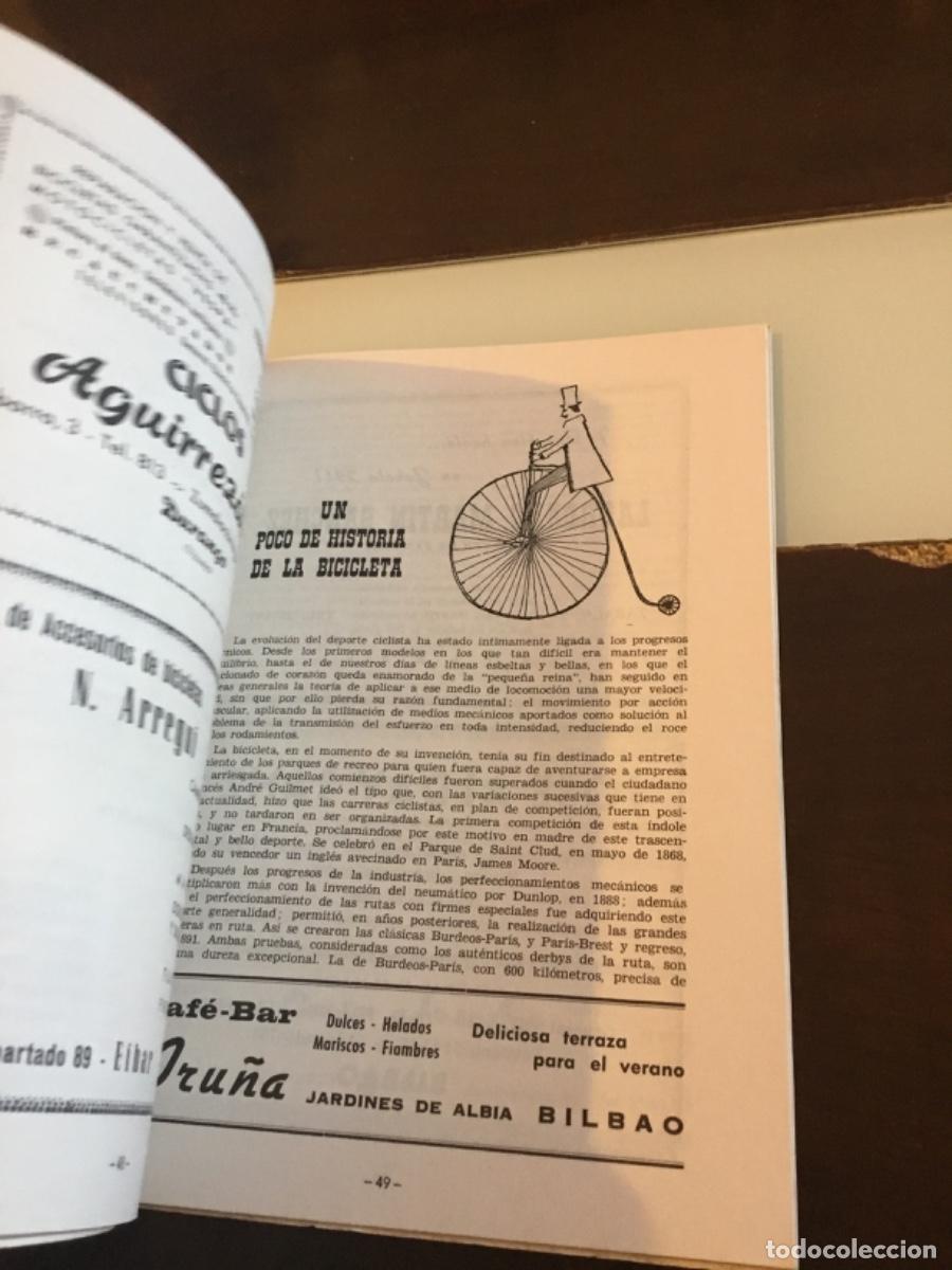 Coleccionismo deportivo: Sociedad ciclista bilbaina 1965 ,gran premio - Foto 4