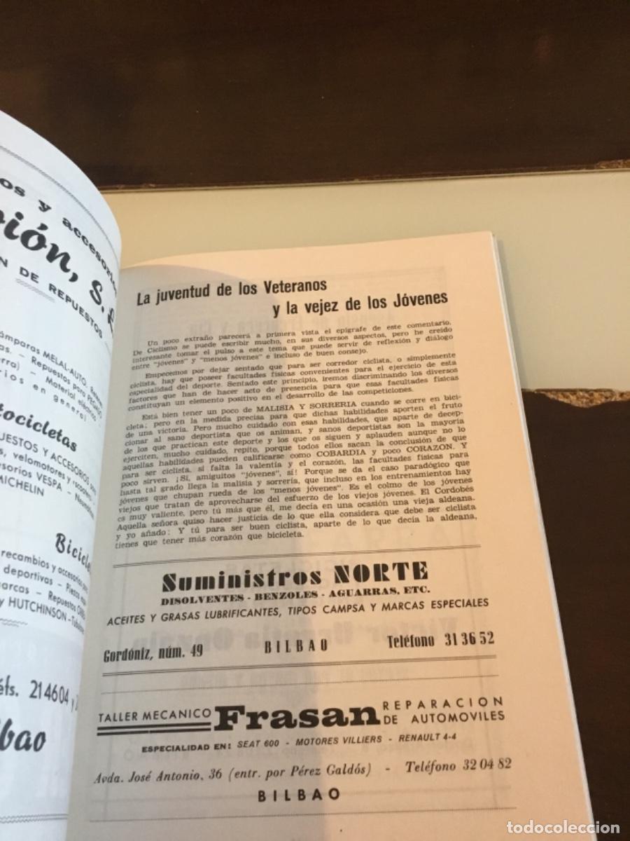 Coleccionismo deportivo: Sociedad ciclista bilbaina 1965 ,gran premio - Foto 5