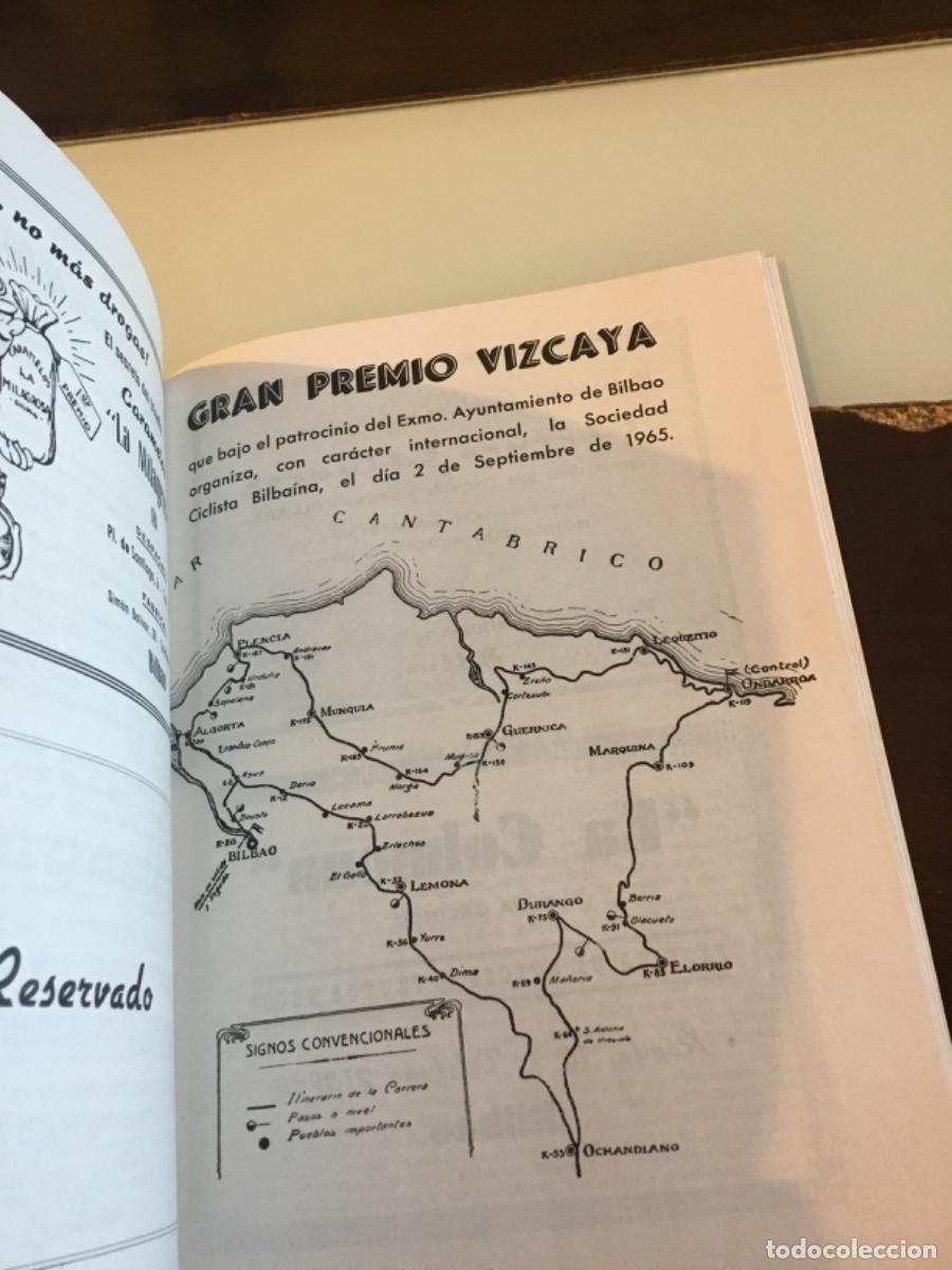 Coleccionismo deportivo: Sociedad ciclista bilbaina 1965 ,gran premio - Foto 6