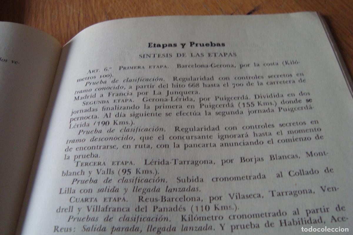 Coleccionismo deportivo: PROGRAMA REAL AUTOMOVIL CLUB CATALU&Ntilde;A. VUELTA CATALU&Ntilde;A 1954. - Foto 8