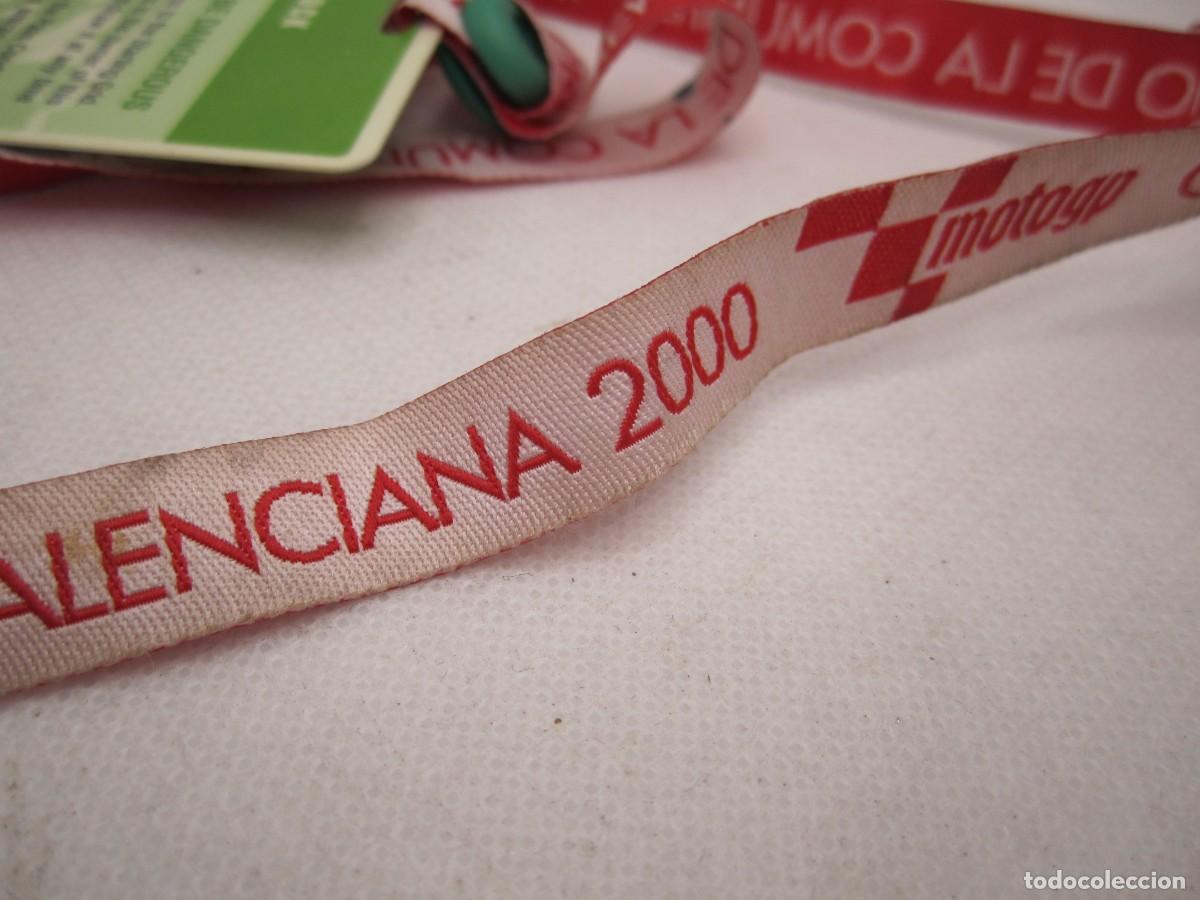 Coleccionismo deportivo: pase vip paddock g.p.comunitat valenciana 2000 motogp - Foto 2