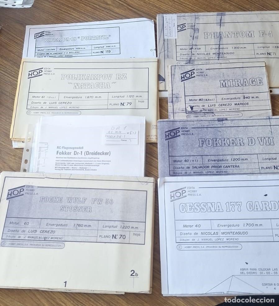 Coleccionismo deportivo: Planos de Aeromodelismo todas las modalidades - Foto 1