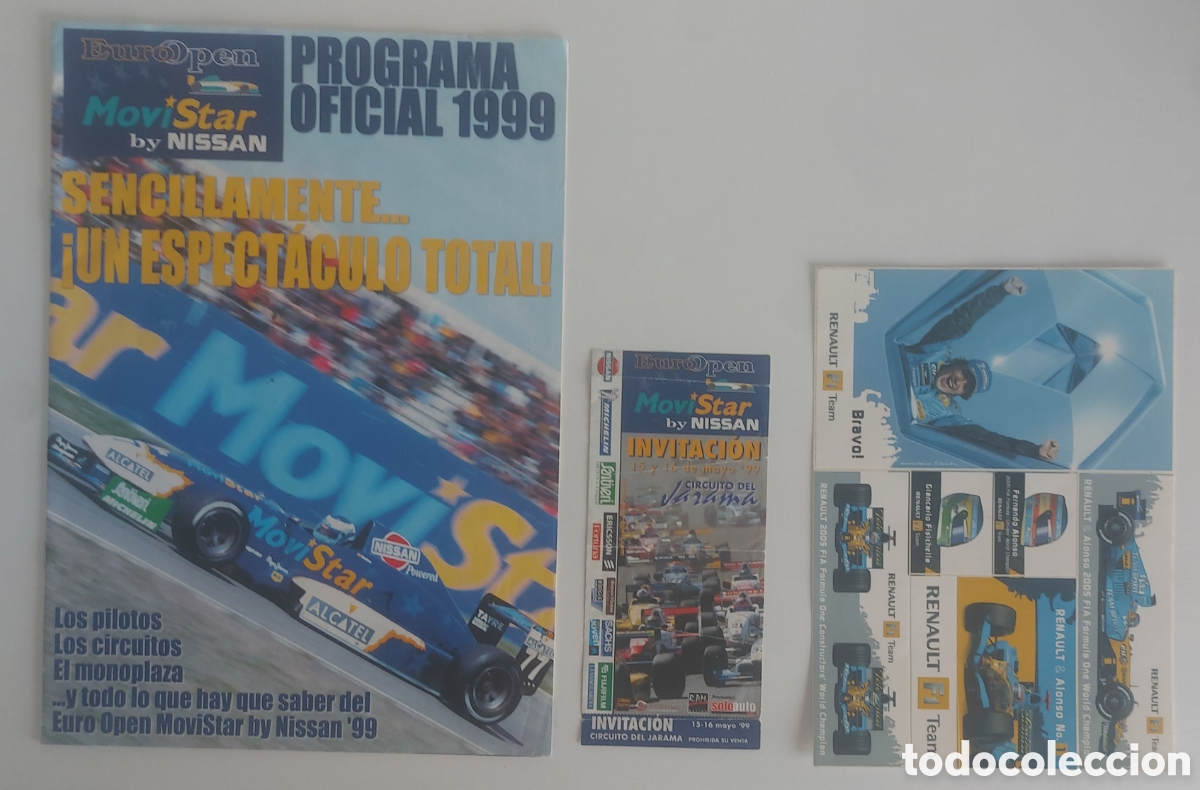 Coleccionismo deportivo: Fernando Alonso - Programa oficial de 1999 - Foto 1
