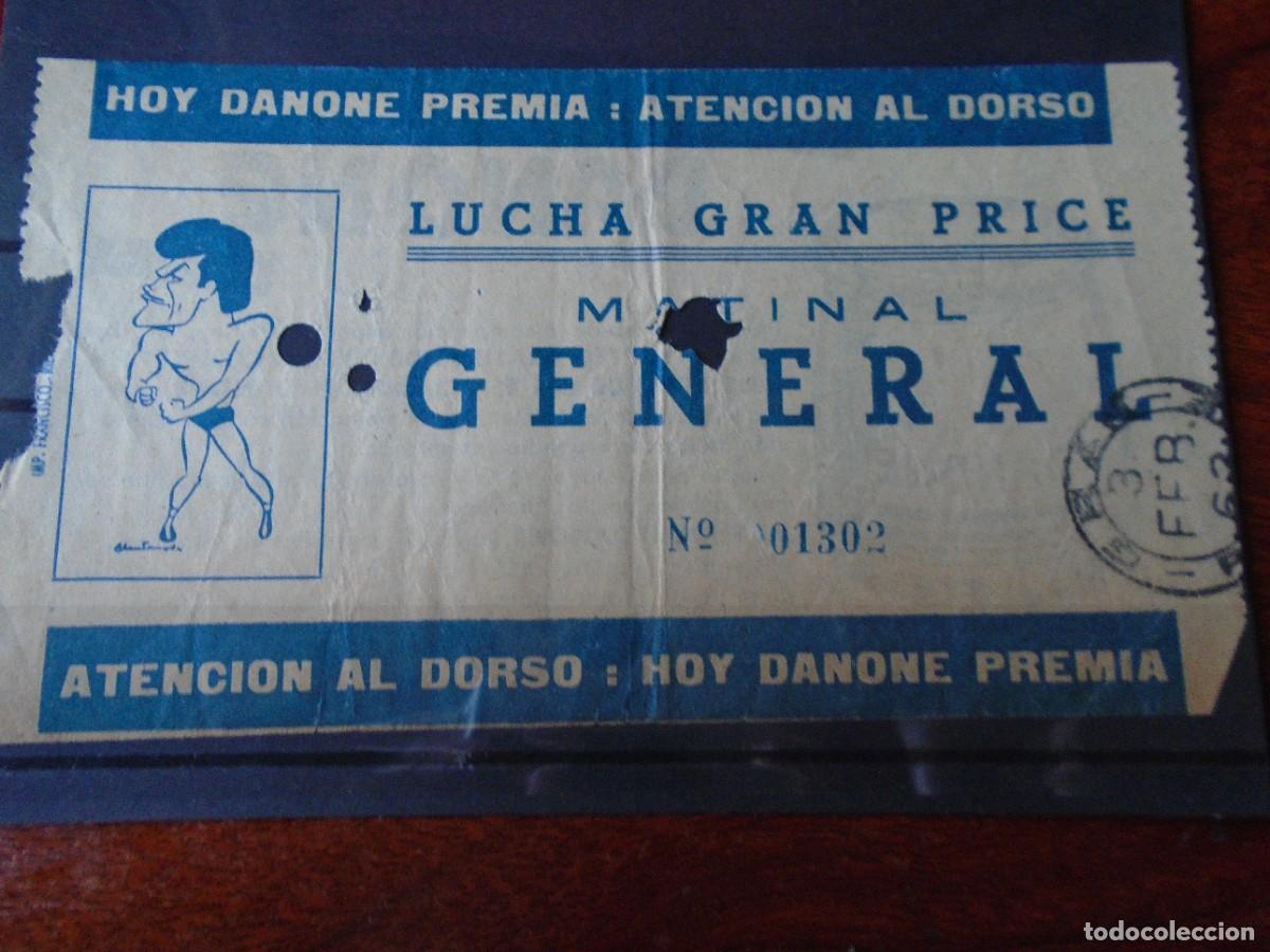 Coleccionismo deportivo: ENTRADA LUCHA GRAN PRICE - Foto 1