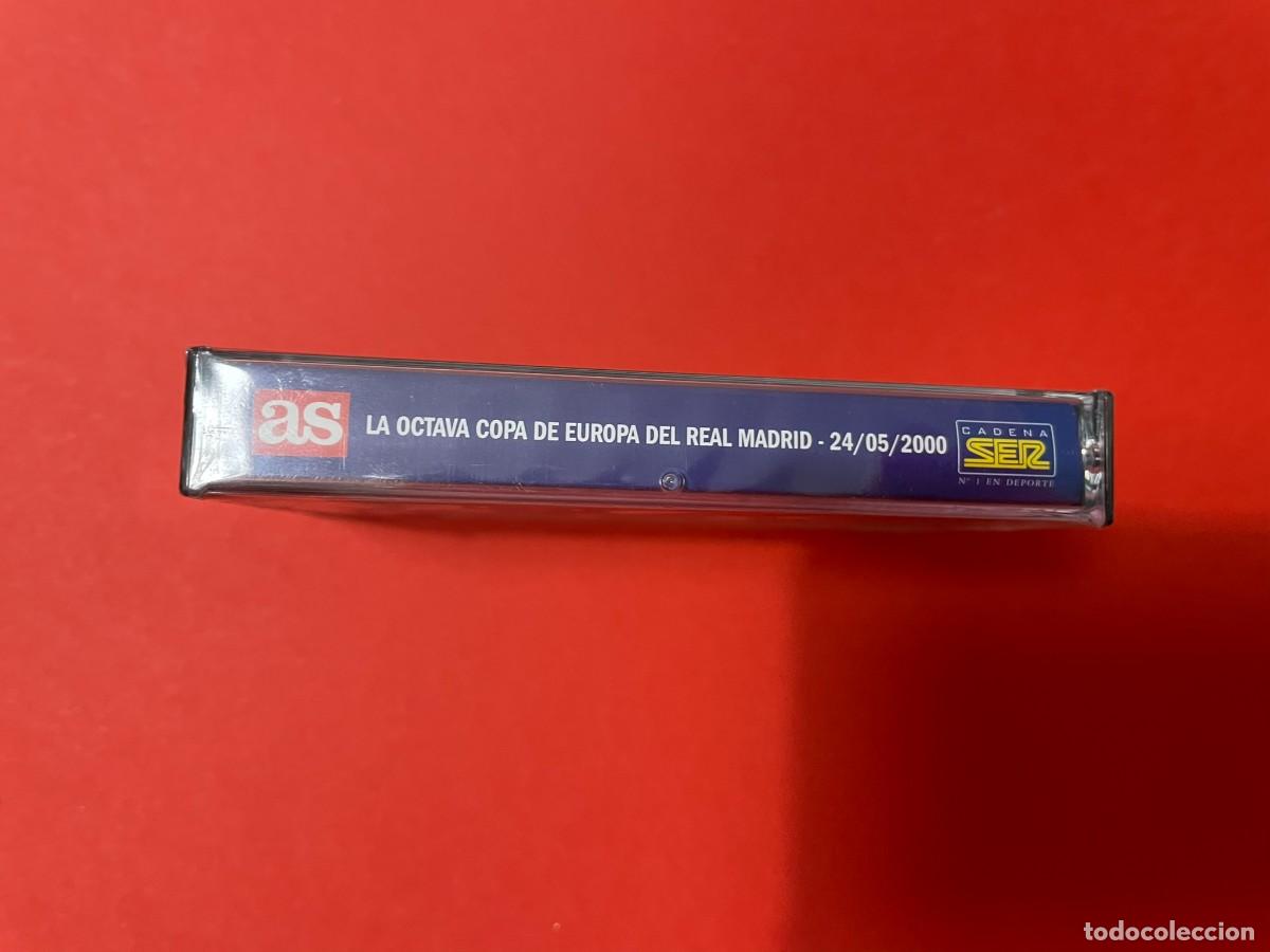 Coleccionismo deportivo: CASETE LA CONQUISTA DE LA OCTAVA EN LA SER DOCUMENTO SONORO DE LA FINAL DE PARIS PRECINTADA A ESTRE - Foto 2