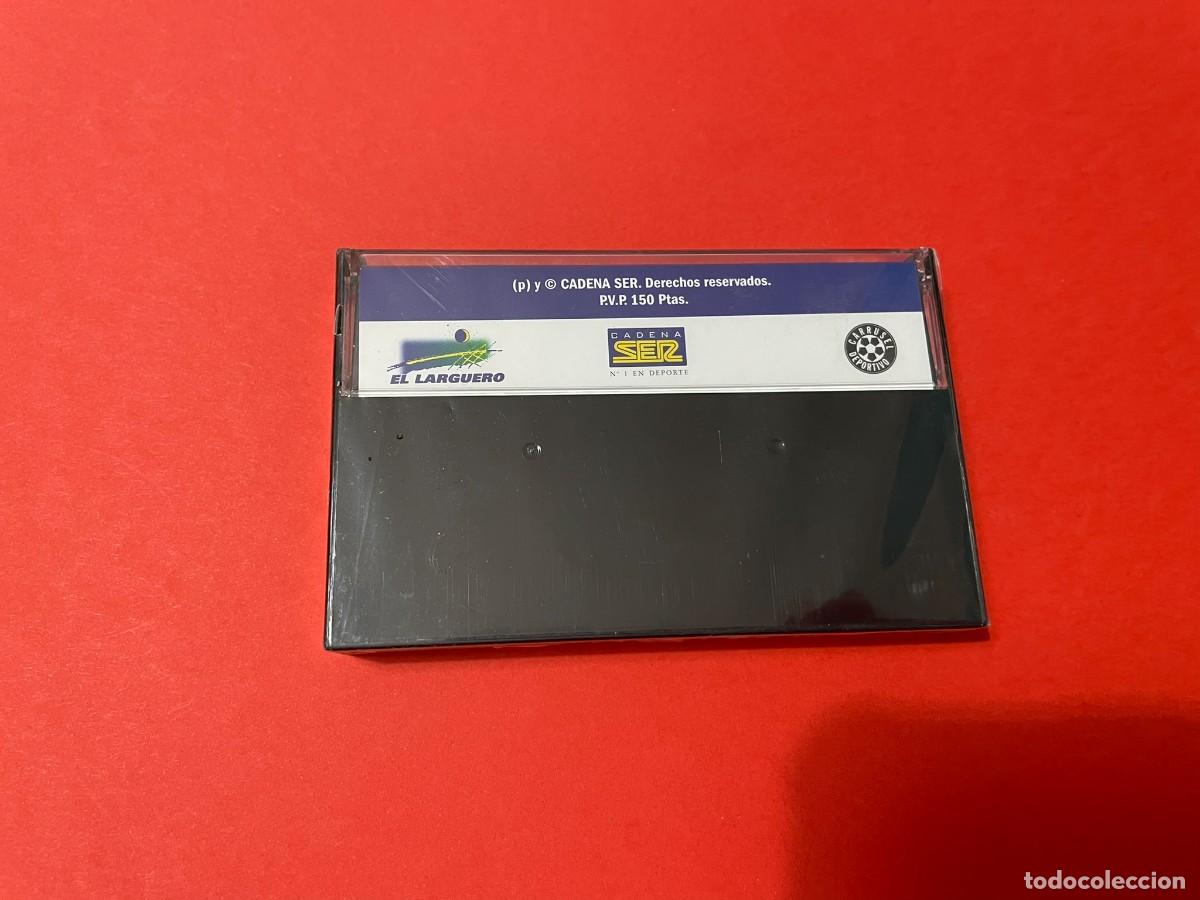 Coleccionismo deportivo: CASETE LA CONQUISTA DE LA OCTAVA EN LA SER DOCUMENTO SONORO DE LA FINAL DE PARIS PRECINTADA A ESTRE - Foto 3