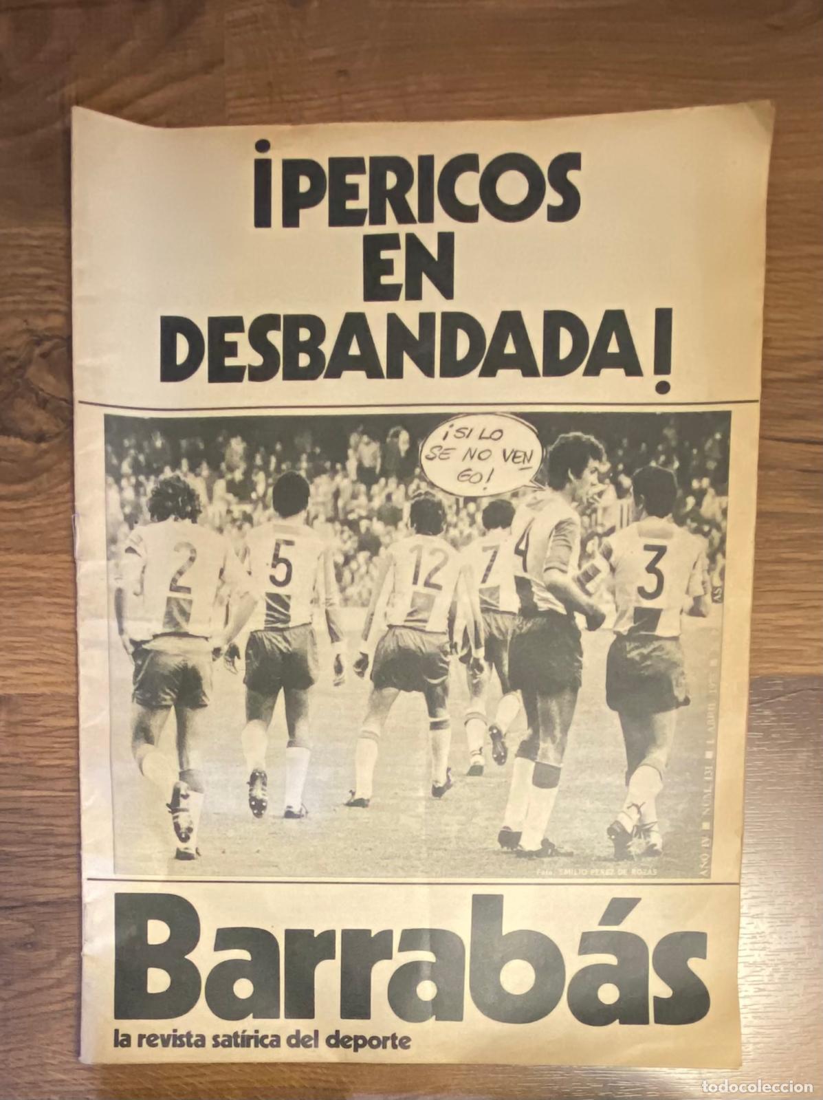 Coleccionismo deportivo: Barrabas n&ordm; 131 (contiene poster con chica) - Foto 1