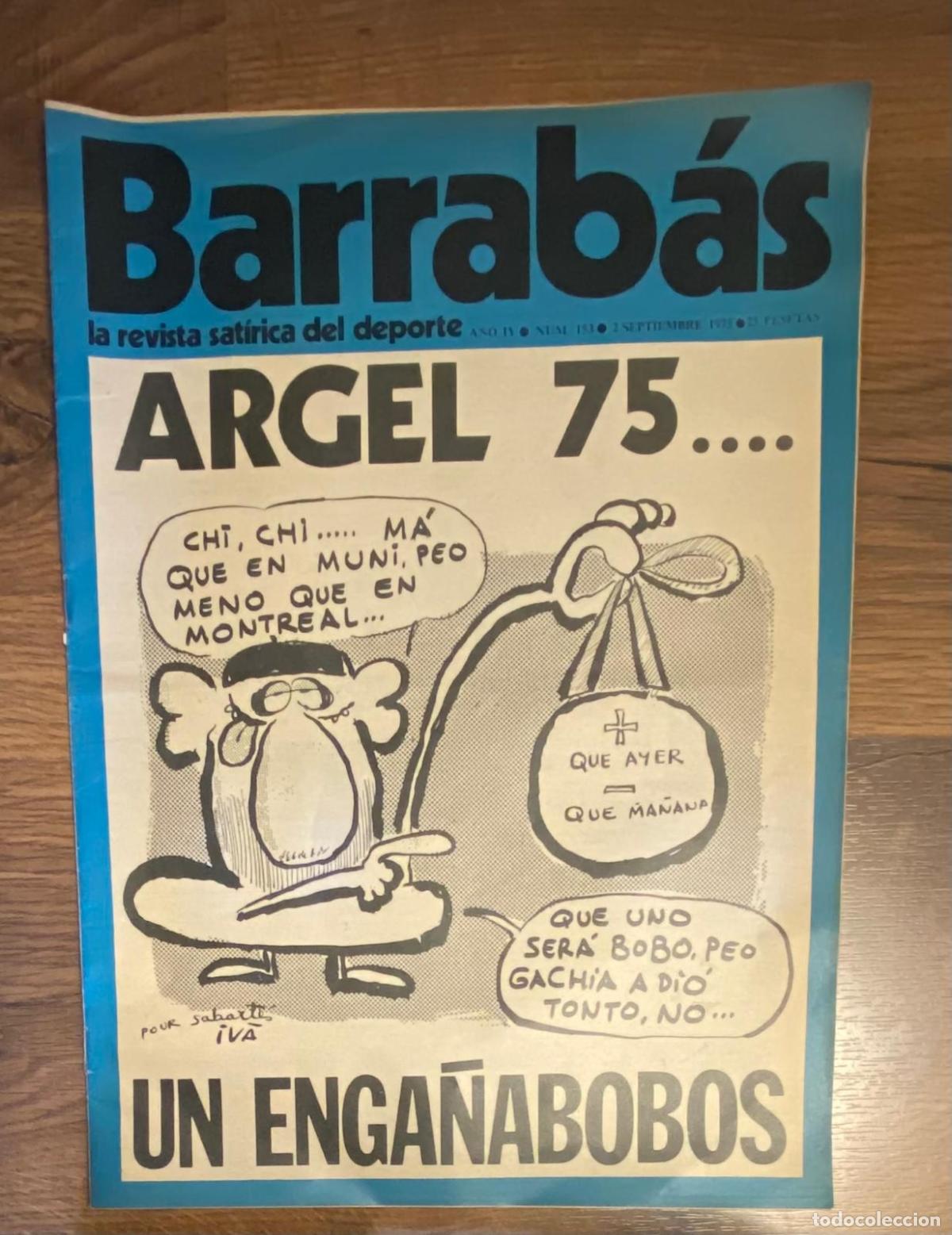 Coleccionismo deportivo: Barrabas n&ordm; 153 (con poster central de chica) - Foto 1